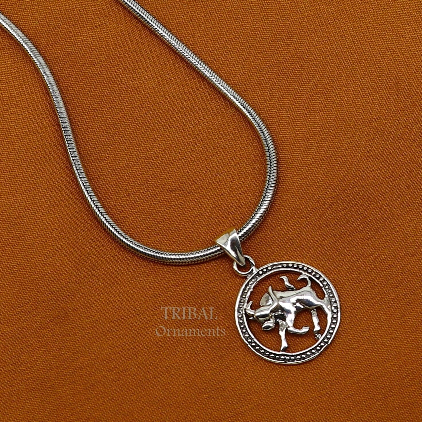 Buy Taurus zodiac Necklace gold-plated silver Online at Kicky and Perky |  SILZODP004