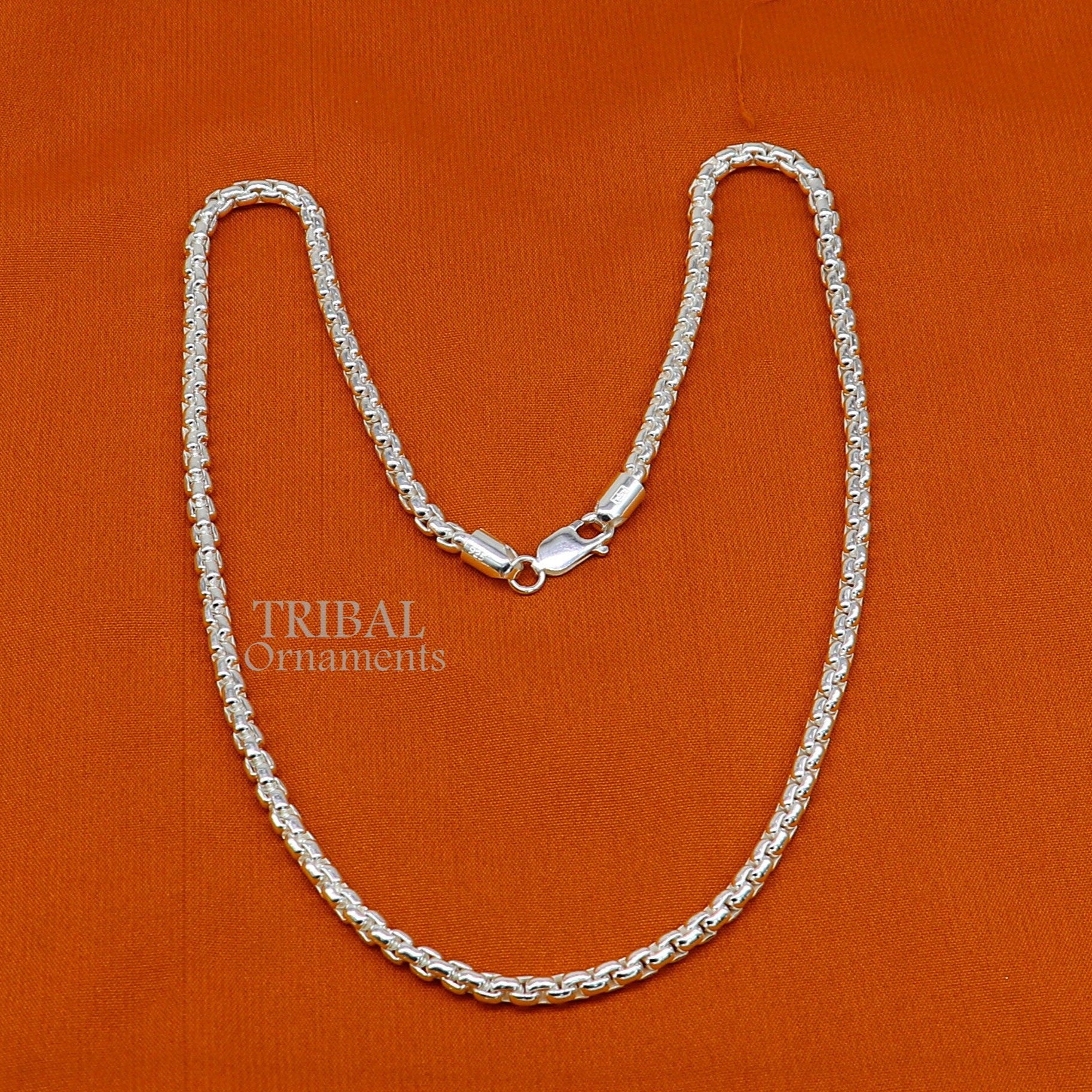 Top Sterling Silver Necklace Chain 925 sterling silver rope chain necklace, gift