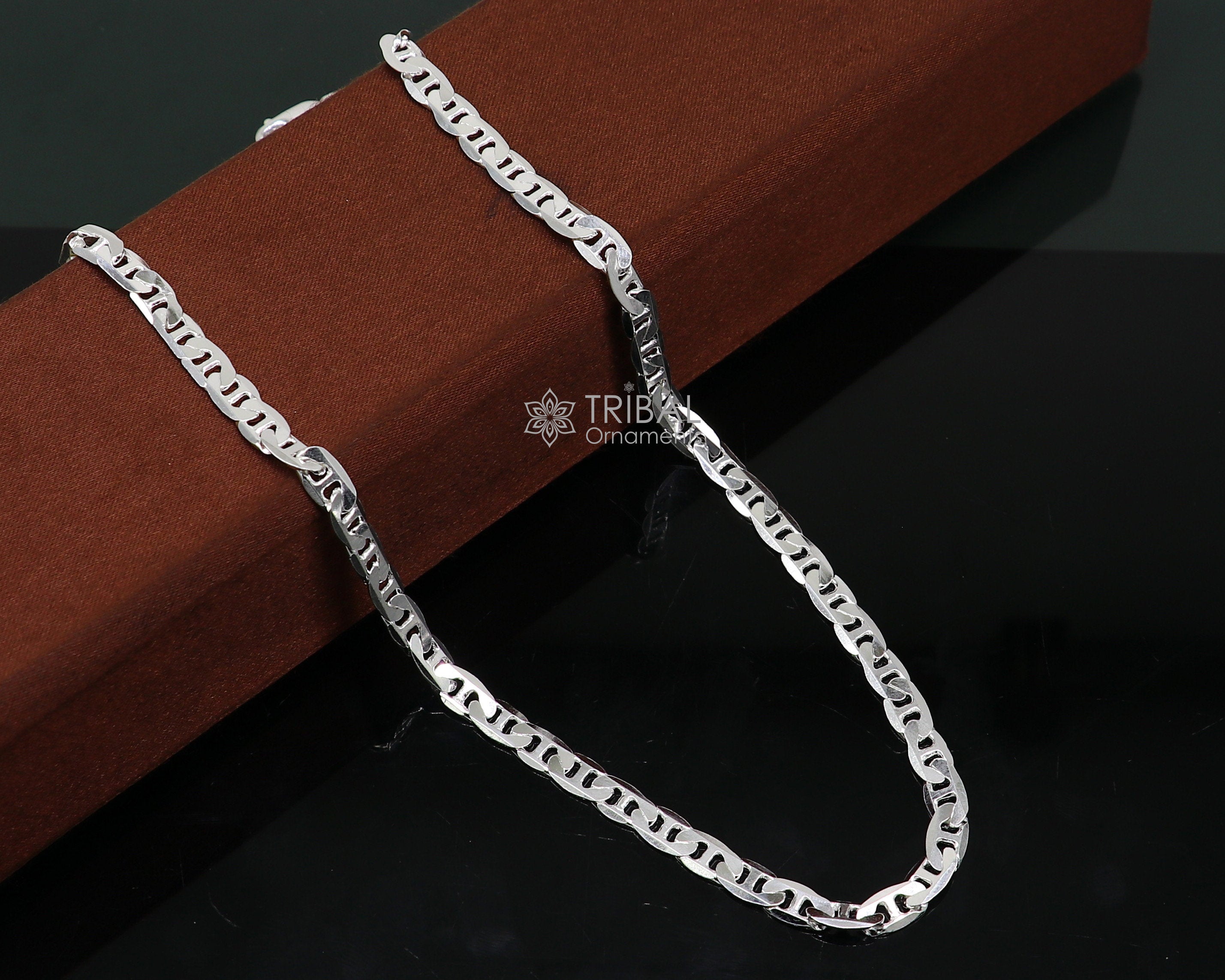 Fancy silver deals chain