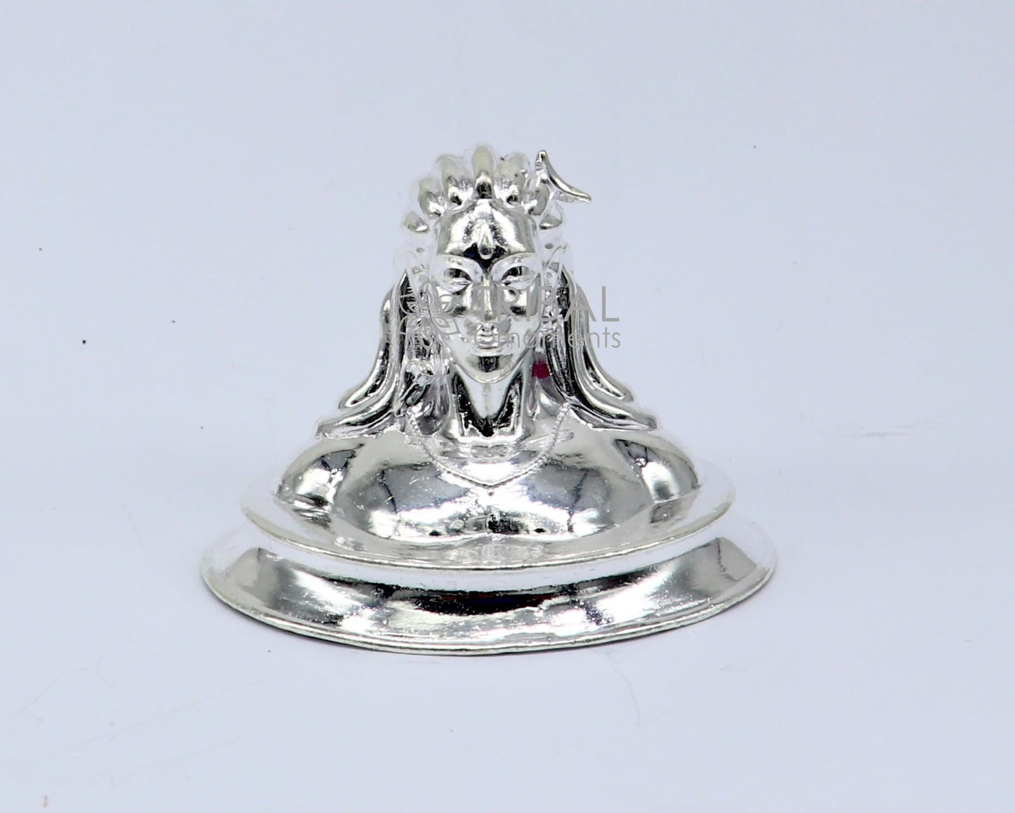 925 Sterling silver handmade hindu Lord Shiva divine statue figurine, puja articles best silver sculpture article for home and car art601 - TRIBAL ORNAMENTS
