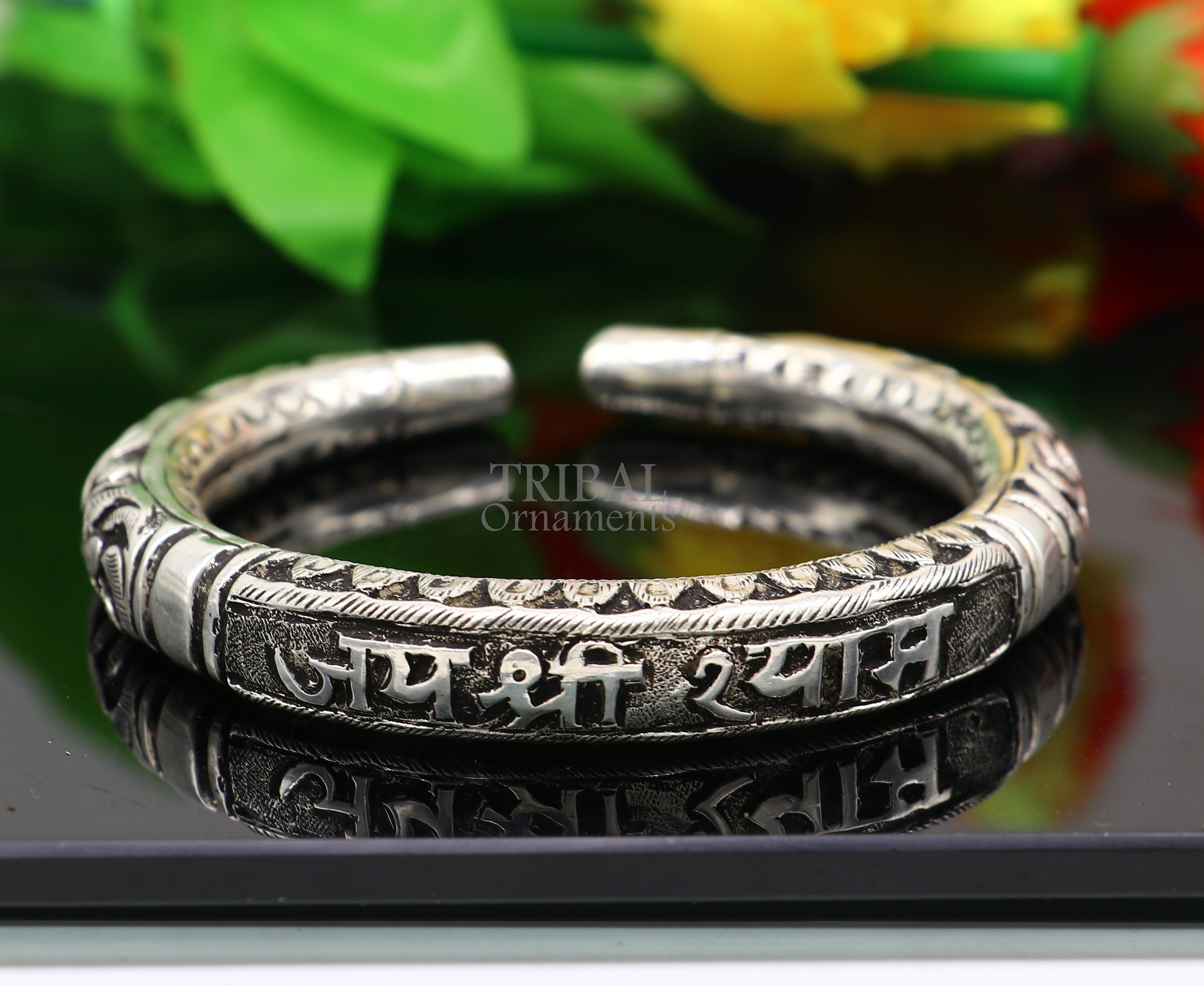 Rajmudra Silver ring