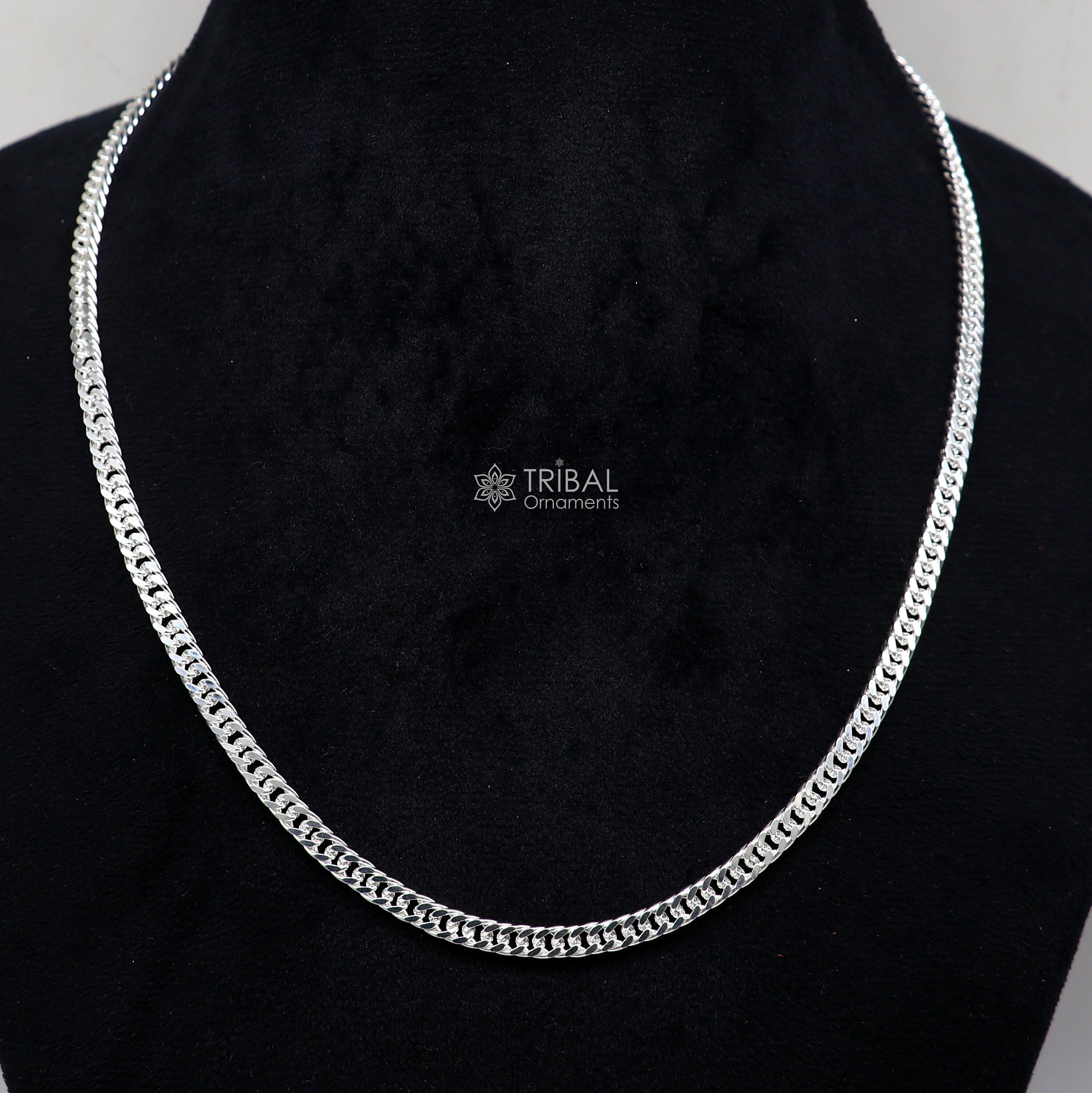 Sterling silver on sale chain curb