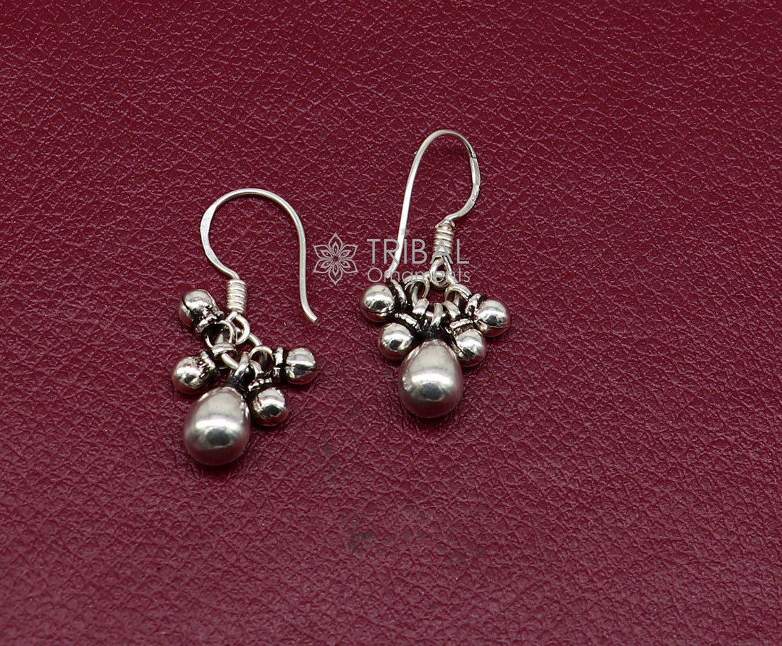 Traditional cultural trendy 925 sterling silver customized hoops earrings, fabulous hanging drops dangle earrings tribal jewelry s1151 - TRIBAL ORNAMENTS