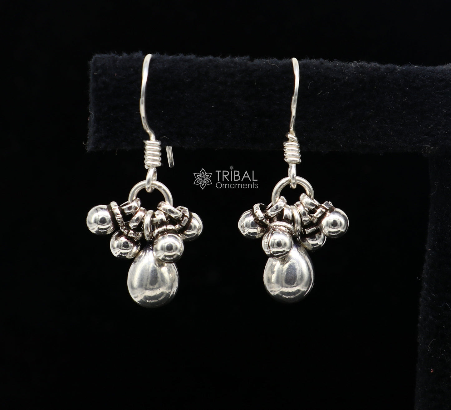Traditional cultural trendy 925 sterling silver customized hoops earrings, fabulous hanging drops dangle earrings tribal jewelry s1151 - TRIBAL ORNAMENTS
