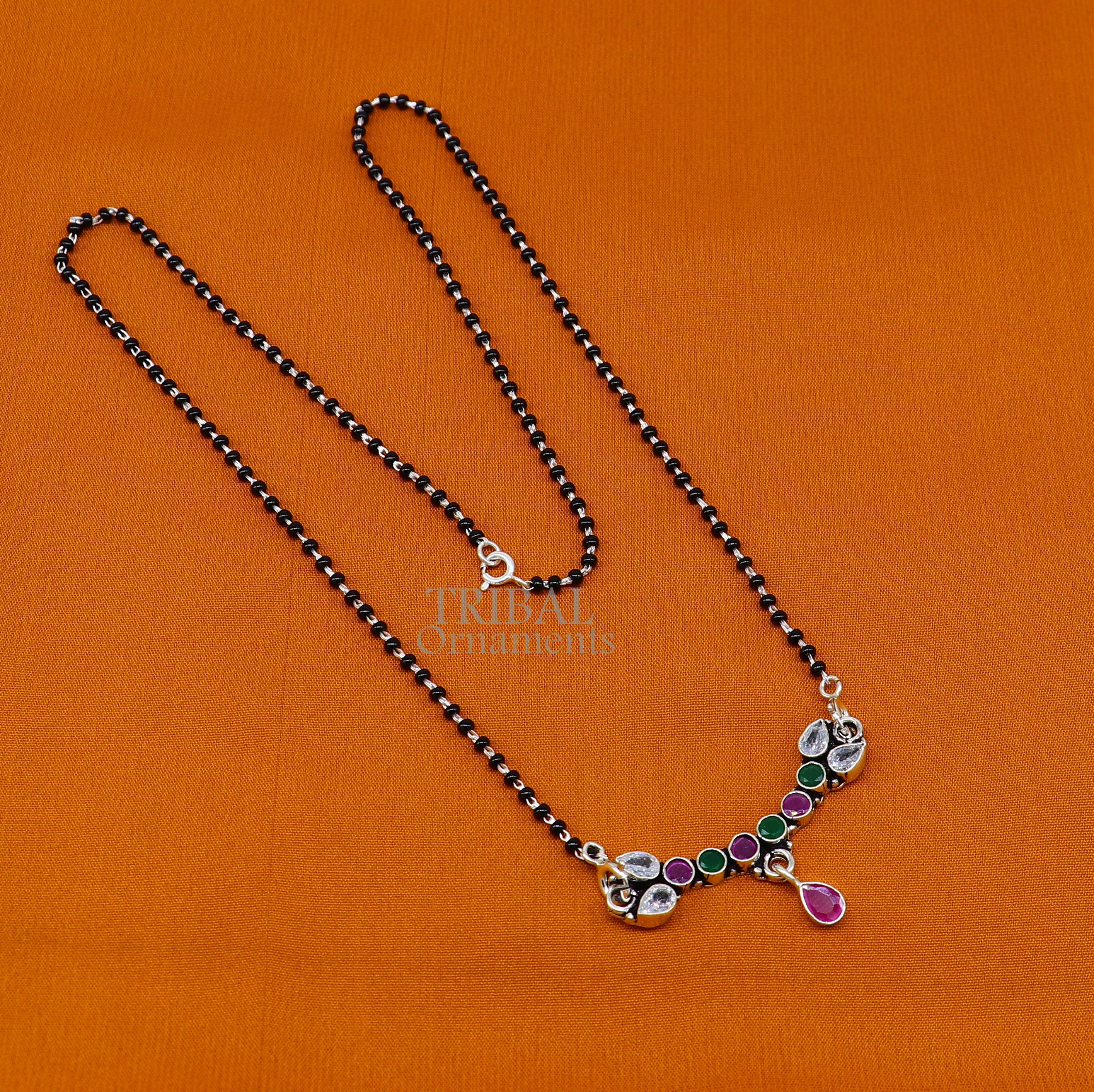 Silver sale short mangalsutra