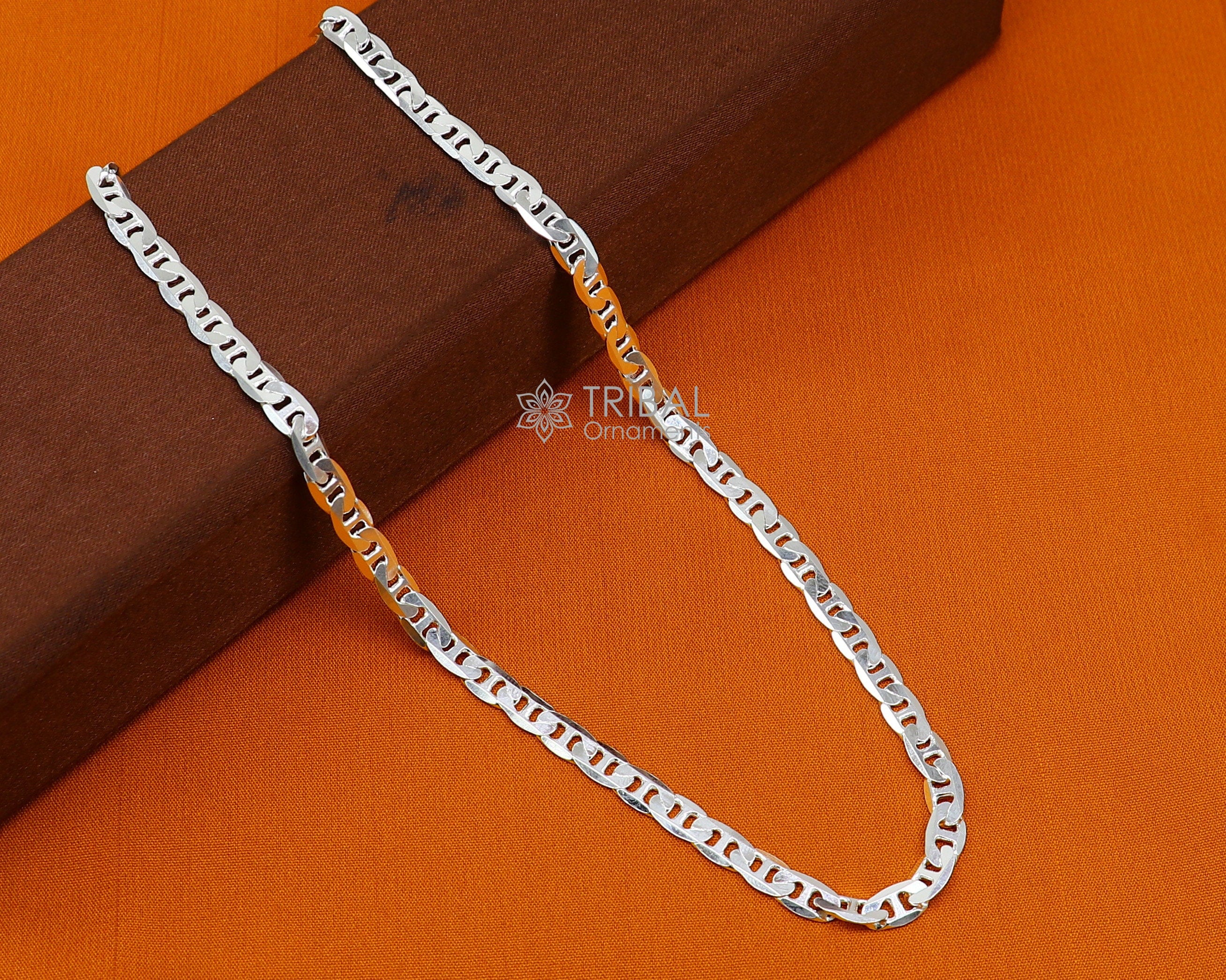 925 Silver Sterling 3.5mm 22Inch Men Wheat Braid Link Rolo Chain Necklace  21GR | eBay