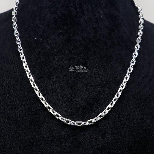 925 Sterling Silver Rolo Chain Necklace 3.5mm 4mm 5mm 6mm 8mm 18