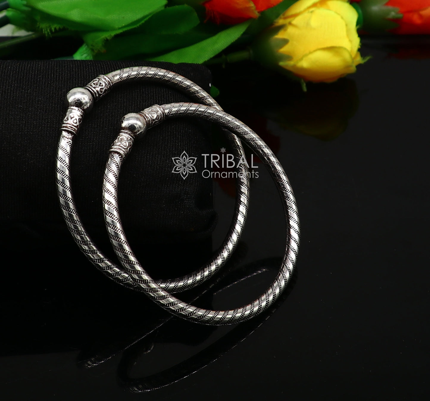 925 sterling silver handmade unique cultural design trendy kada bracelet for men's and girl's, best delicate Light weight jewelry nsk666 - TRIBAL ORNAMENTS