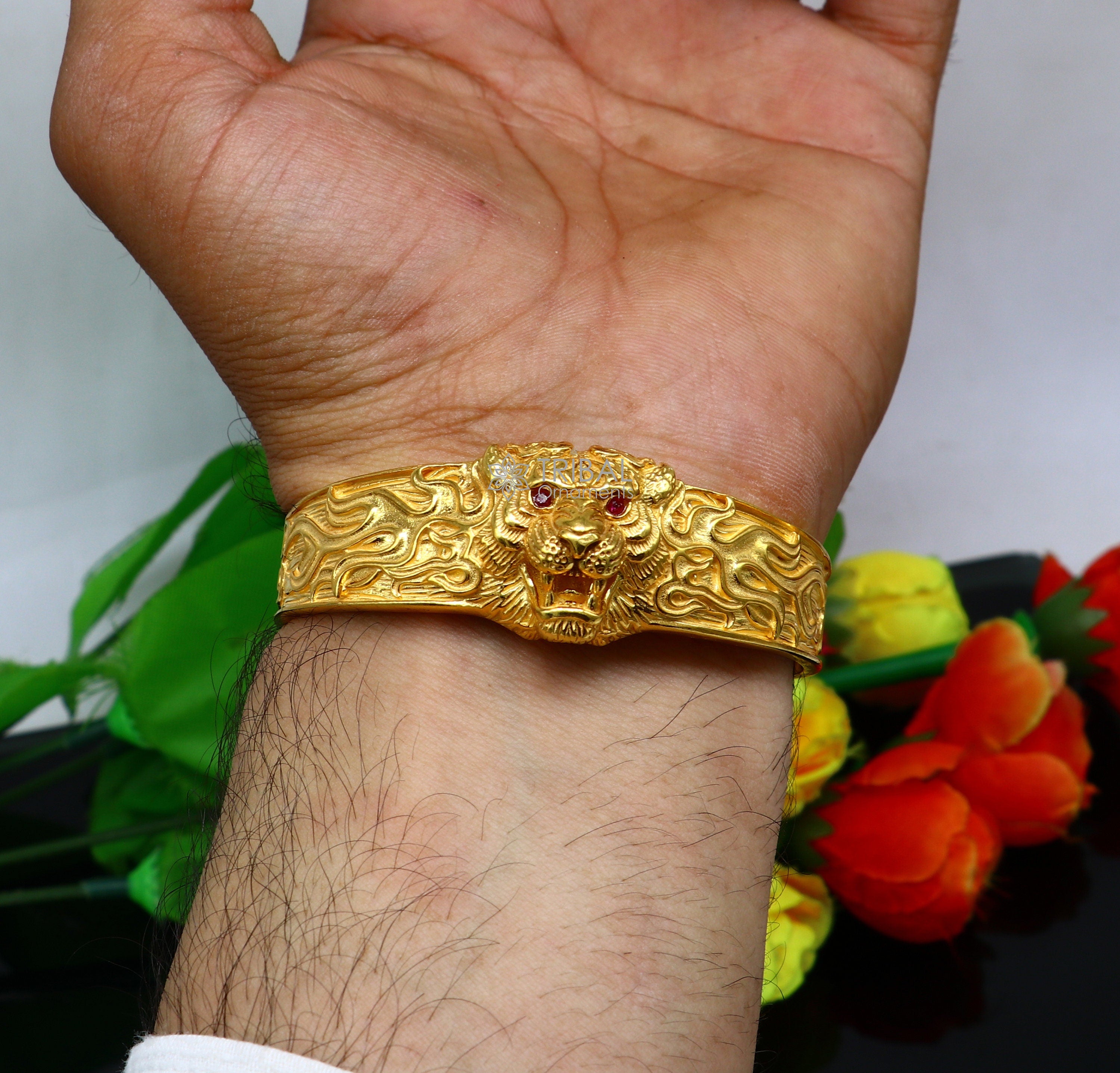 Platinum Rose Gold Bracelet for Men JL PTB 1043