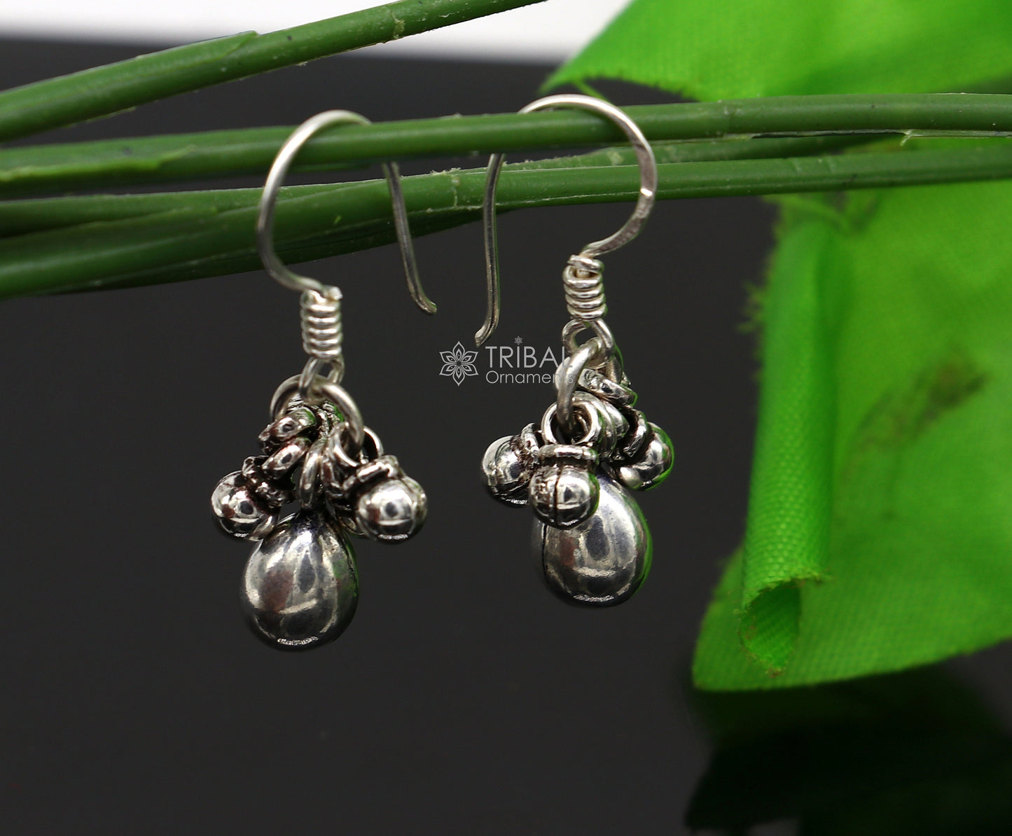 Traditional cultural trendy 925 sterling silver customized hoops earrings, fabulous hanging drops dangle earrings tribal jewelry s1151 - TRIBAL ORNAMENTS