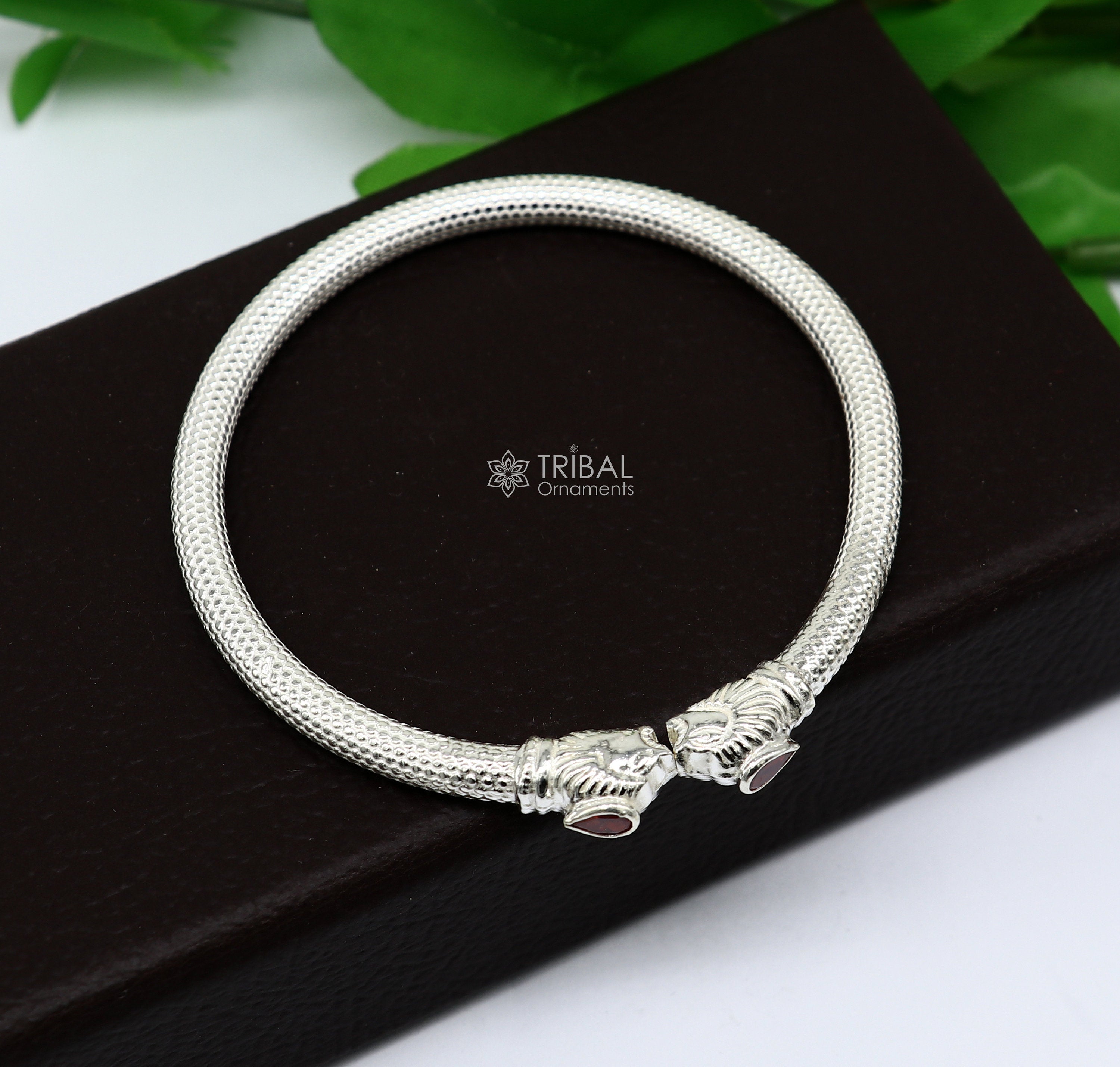 Trendy silver bracelet design deals for man