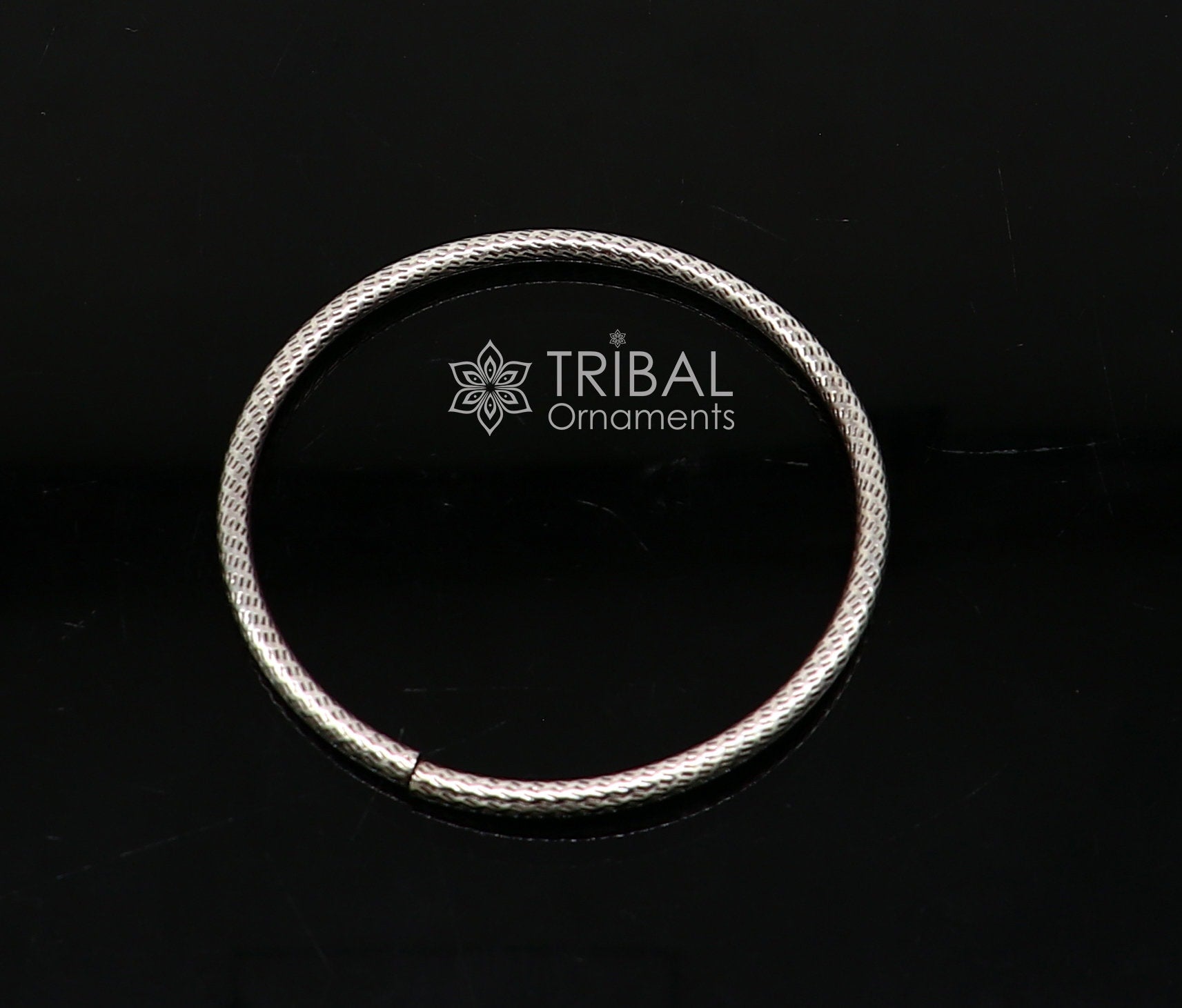 Pure 925 sterling silver unique vintage style bangle bracelet kada, excellent classical gifting bangle men's or girls ethnic jewelry nsk672 - TRIBAL ORNAMENTS