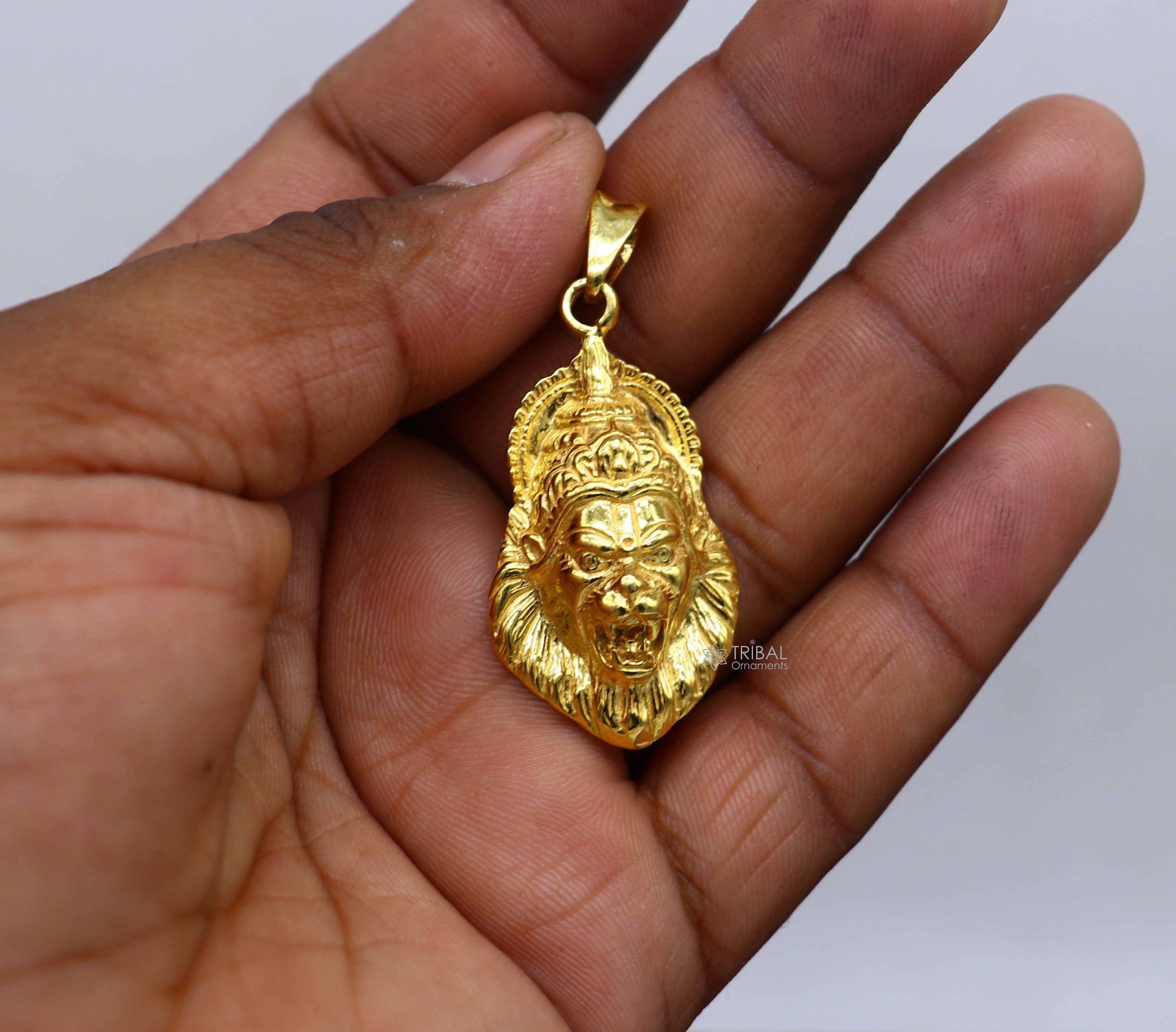 Narasimha shop locket gold