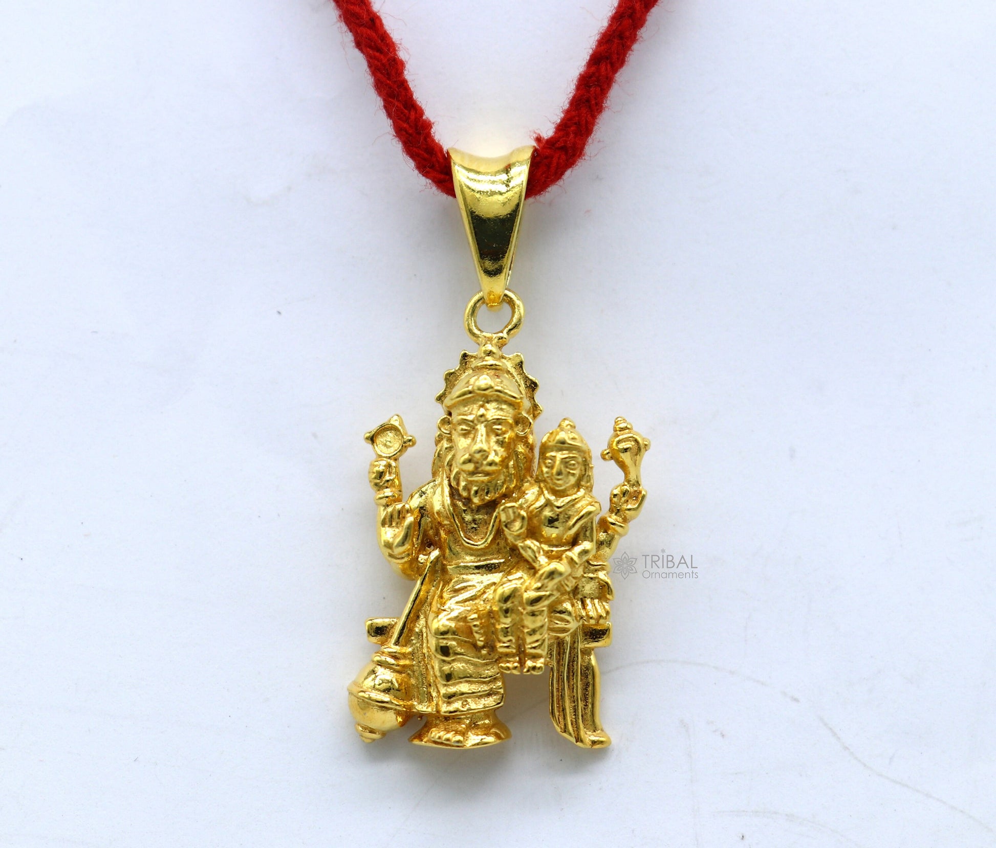 925 sterling silver handmade divine Vishnu with Laxmi (narsimha)pendant, amazing stylish unisex pendant personalized jewelry nsp603 - TRIBAL ORNAMENTS