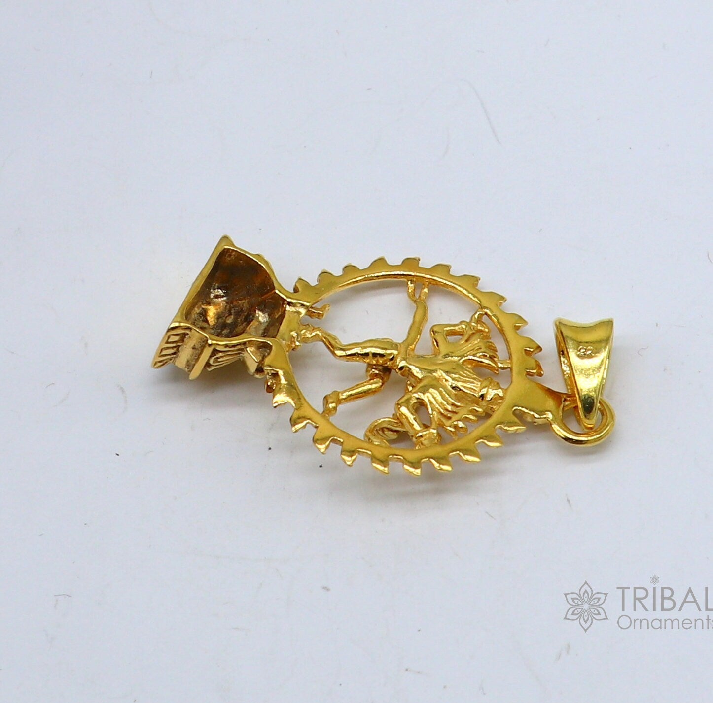 925 sterling silver handmade lord shiva Nataraaj pendant, amazing stylish gold polished pendant locket personalized jewelry nsp615 - TRIBAL ORNAMENTS