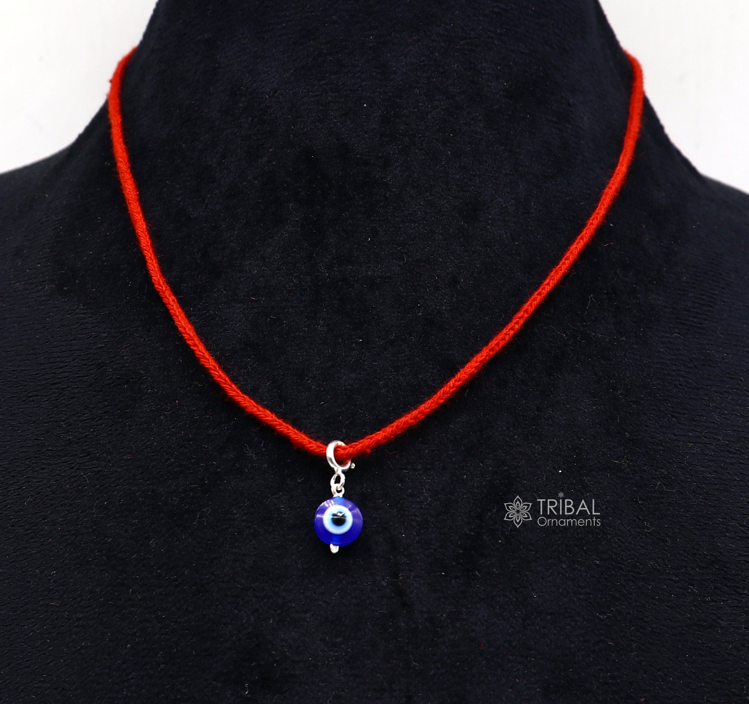 Red Enamel Evil Eye Gold Pendant Good Fortune Necklace – EBRU JEWELRY