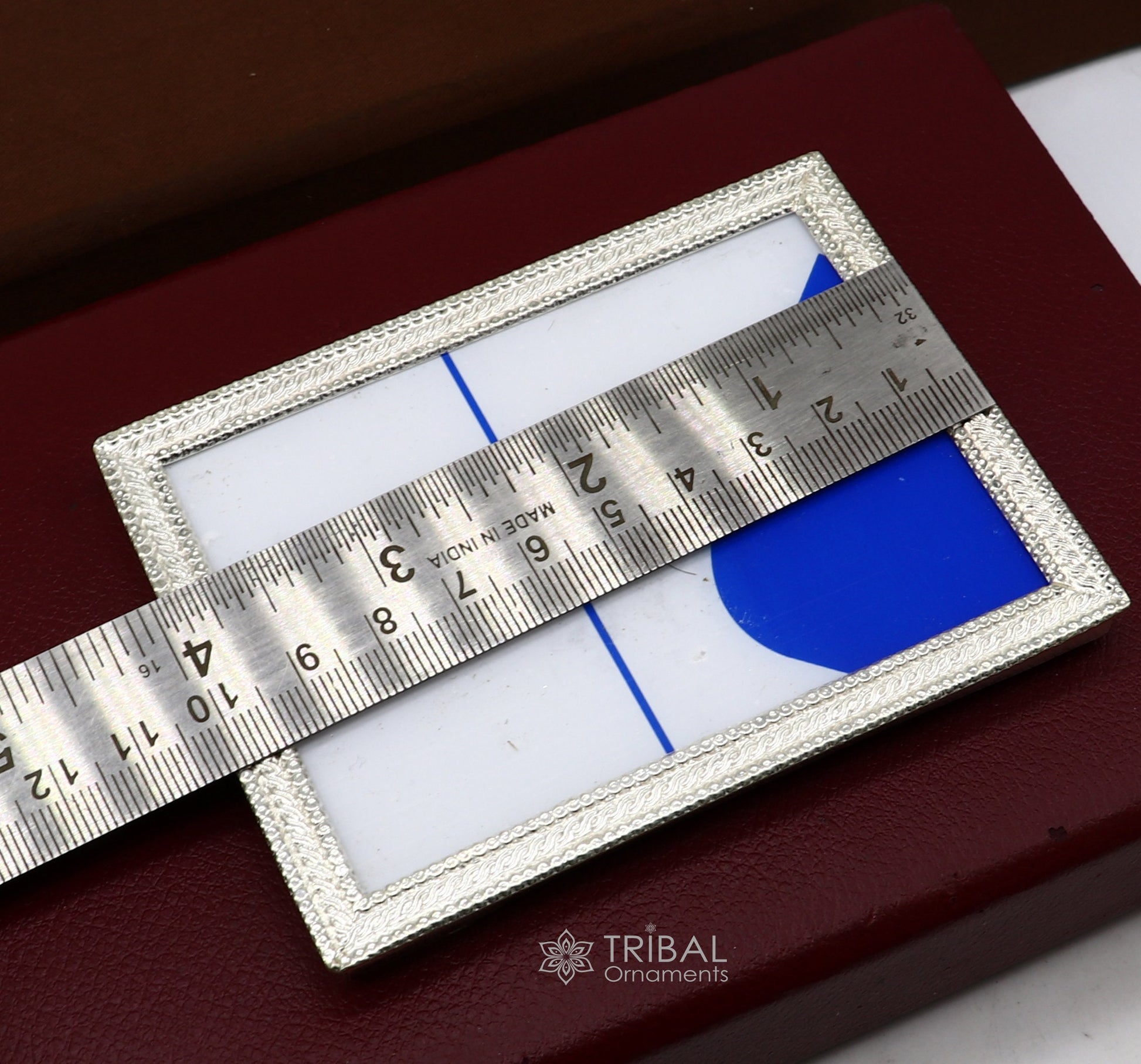 925 sterling silver handmade photo frame, amazing vintage royal style photo frame, best corporate gifting article your friend/family  fr25 - TRIBAL ORNAMENTS
