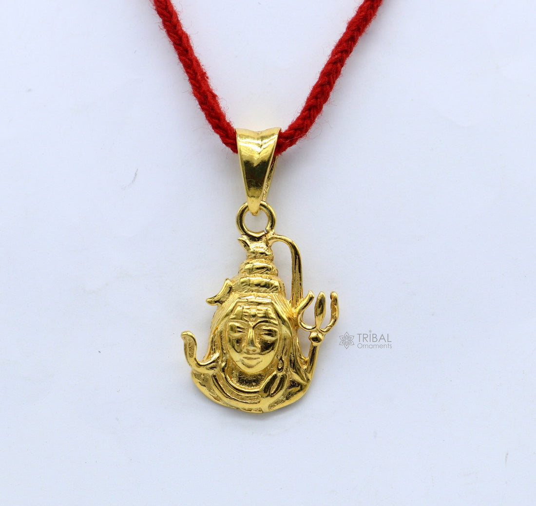 Blessing Of Shiva Gold Brass Bracelet