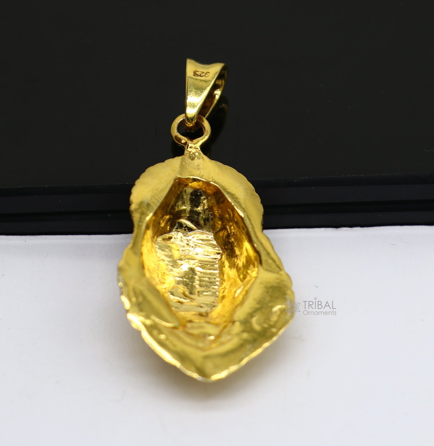 925 fine pure silver idol God Vishnu Narsimha pendant, stylish gold polished pendant, best gifting locket oxidized pendant necklace nsp602 - TRIBAL ORNAMENTS