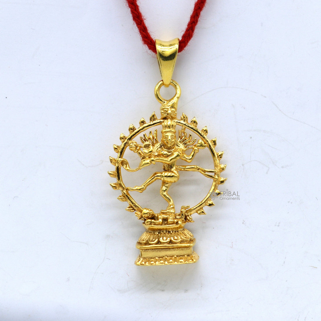 925 sterling silver handmade lord shiva Nataraaj pendant, amazing stylish gold polished pendant locket personalized jewelry nsp615 - TRIBAL ORNAMENTS