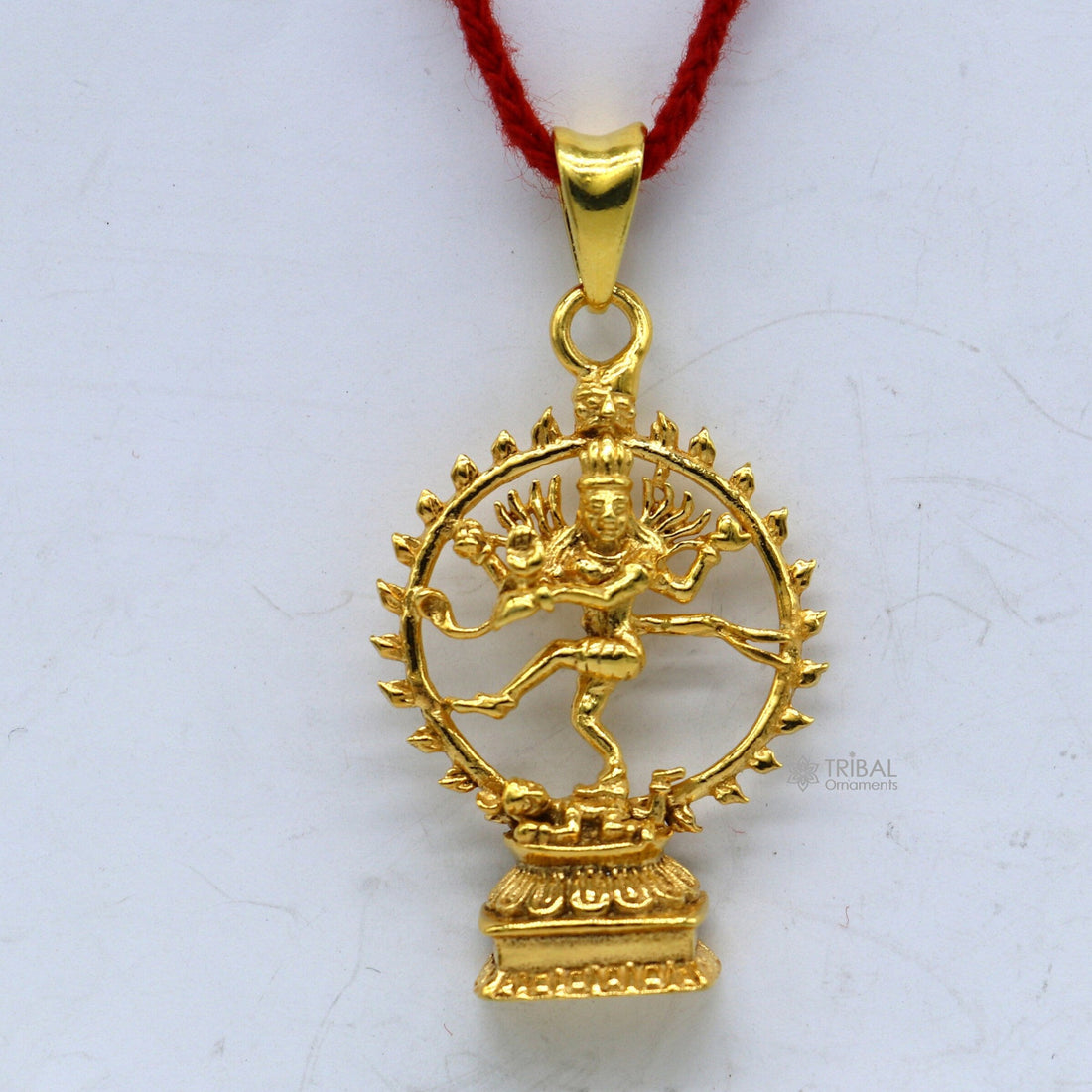 925 sterling silver handmade lord shiva Nataraaj pendant, amazing stylish gold polished pendant locket personalized jewelry nsp615 - TRIBAL ORNAMENTS