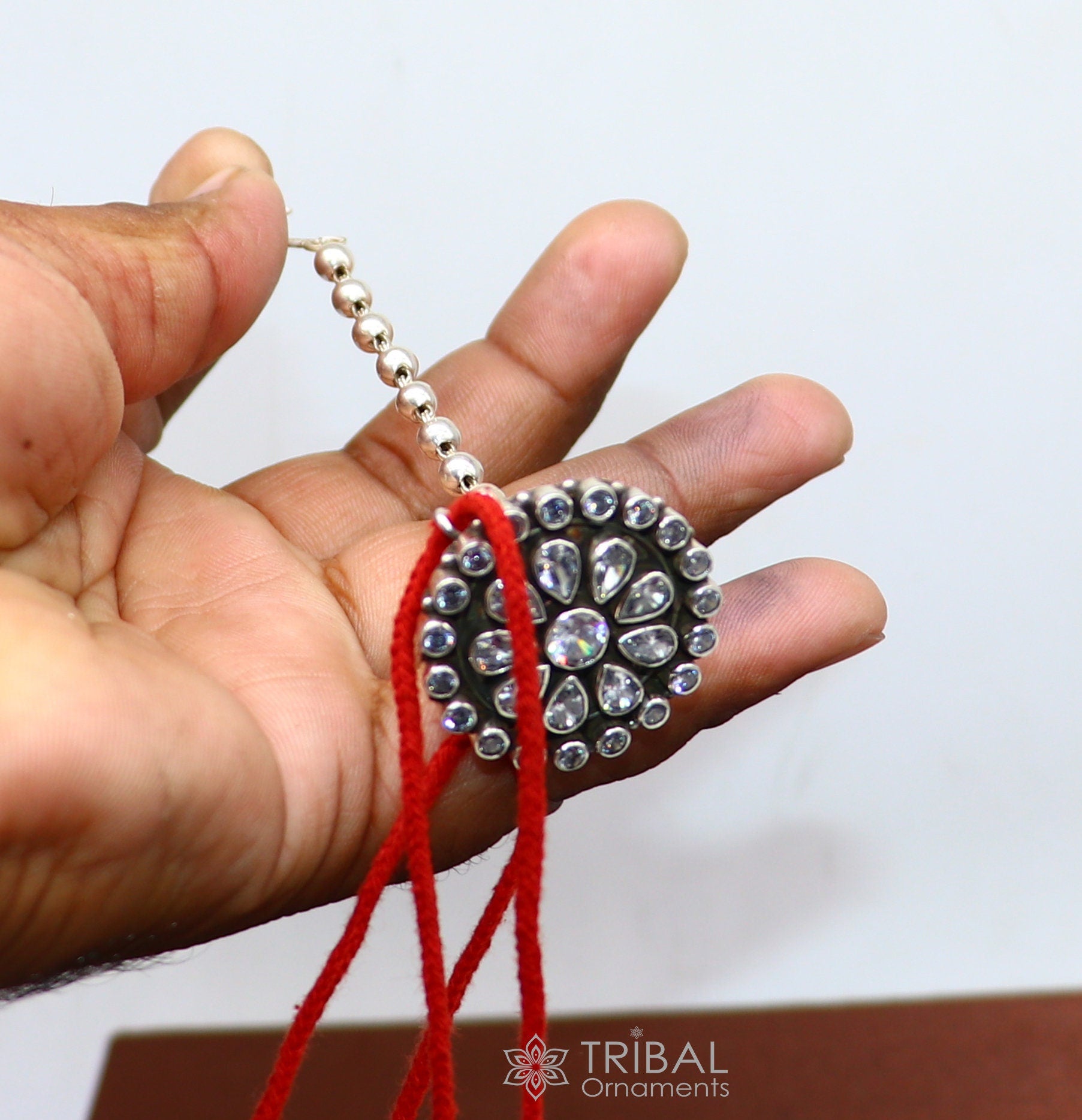 Indian traditional cultural vintage style mangtika amazing hair jewellery head jewelry 925 sterling silver tika ethnic tribal jewelry mt21 - TRIBAL ORNAMENTS