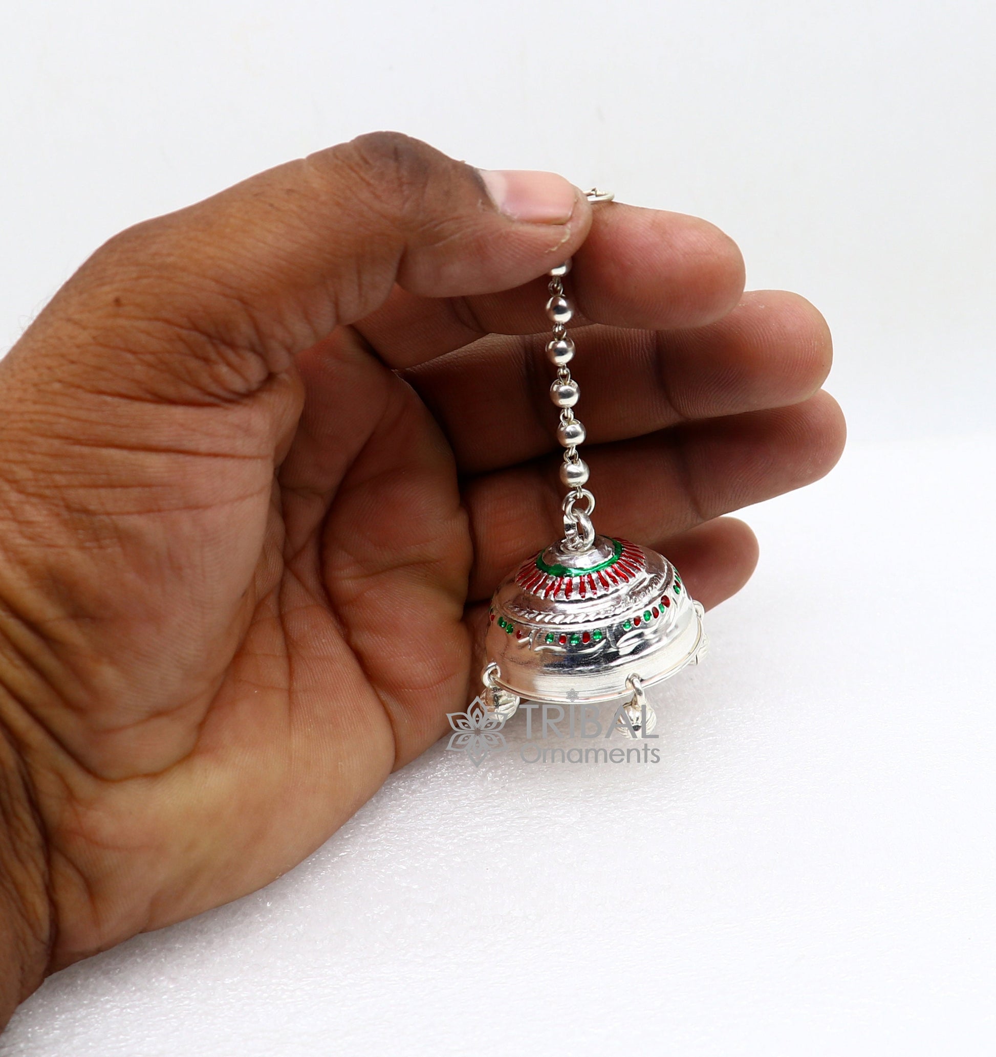 925 sterling Silver chattar/ chhatra, silver umbrella god temple art, Divine temple silver article, OR puja worshiping utensils su1115 - TRIBAL ORNAMENTS