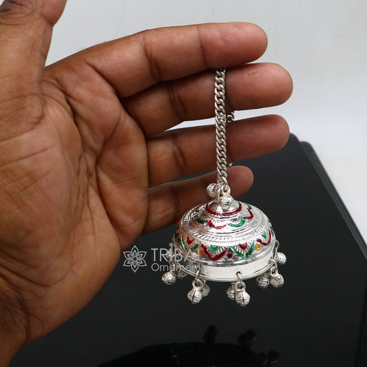 925 sterling Silver chatter/ chhatra, silver umbrella god temple art, Divine temple silver article, OR puja worshipping utensils su1116 - TRIBAL ORNAMENTS