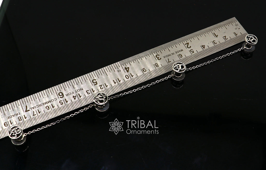 925 Sterling silver handmade gorgeous sign Aum or OM design high-quality buttons or cufflinks for kurtas, best gifting jewelry btn30 - TRIBAL ORNAMENTS
