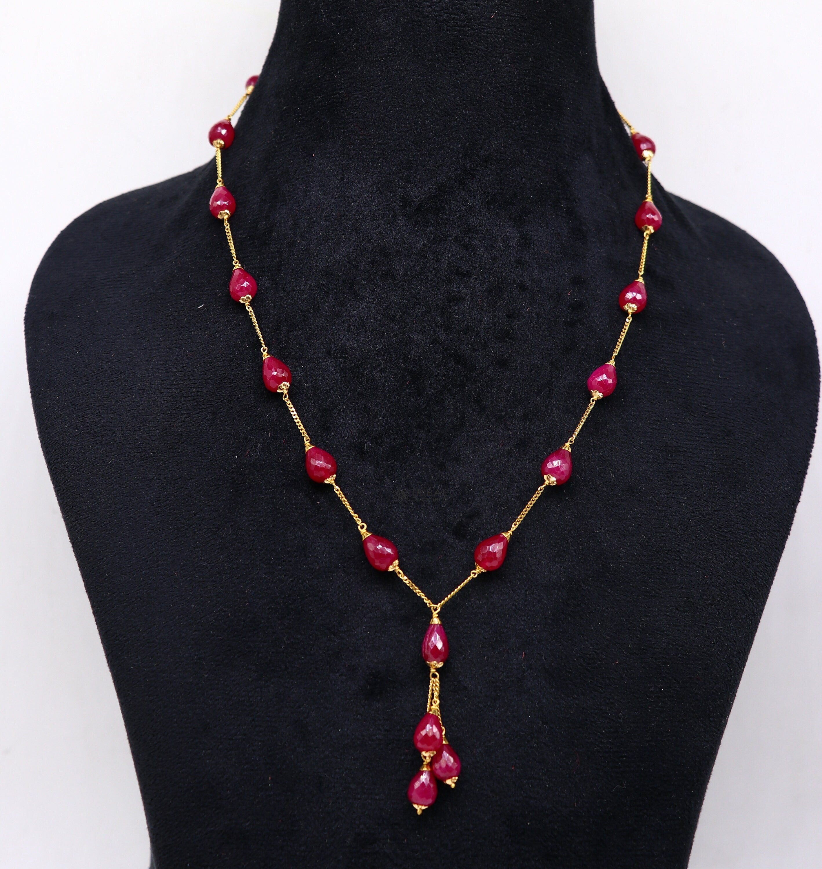 Emerald & Ruby Necklace – ZIA Couture Jewelry