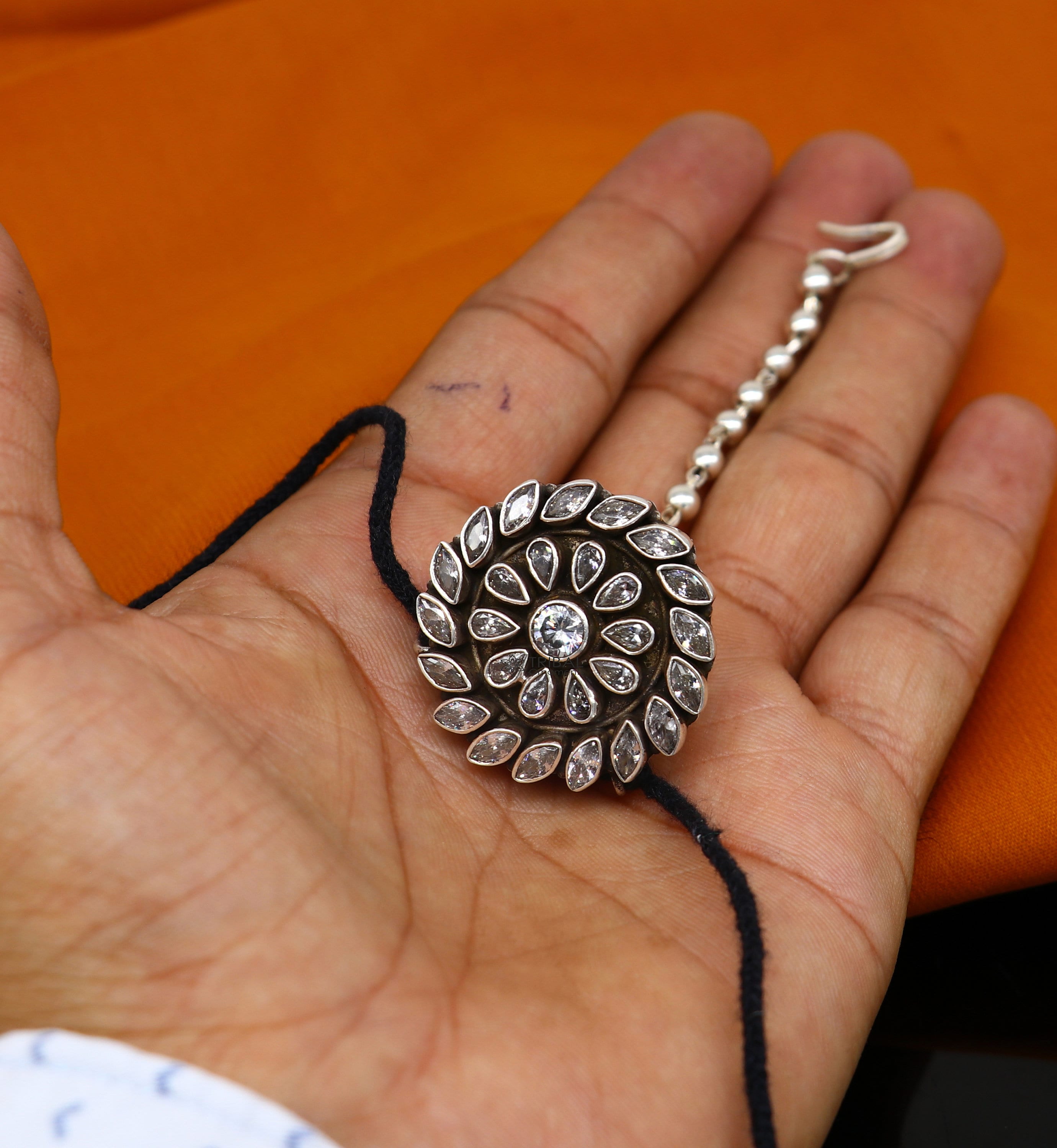 Vicki hair chain - Silver hair chain | The Lady Bride