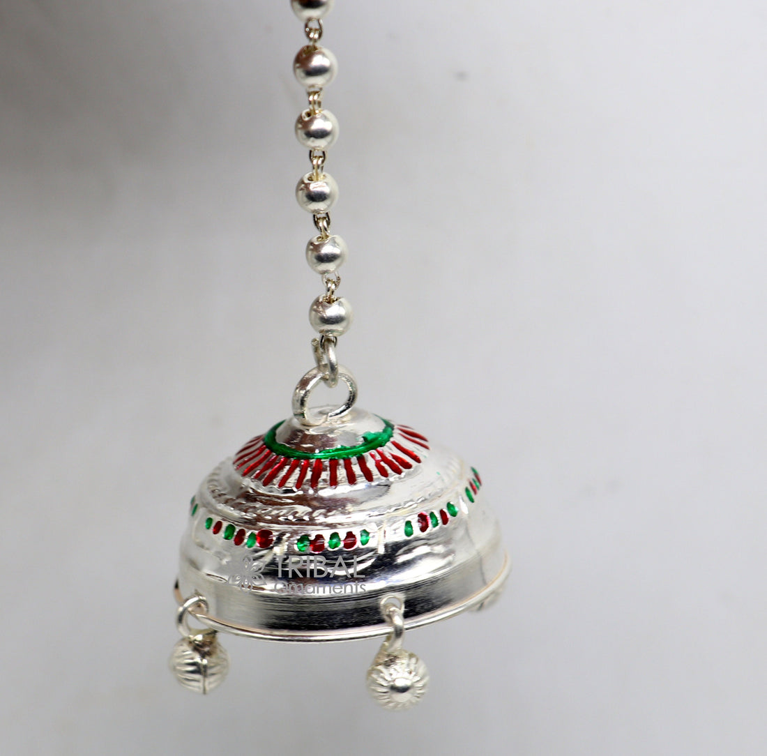 925 sterling Silver chattar/ chhatra, silver umbrella god temple art, Divine temple silver article, OR puja worshiping utensils su1115 - TRIBAL ORNAMENTS