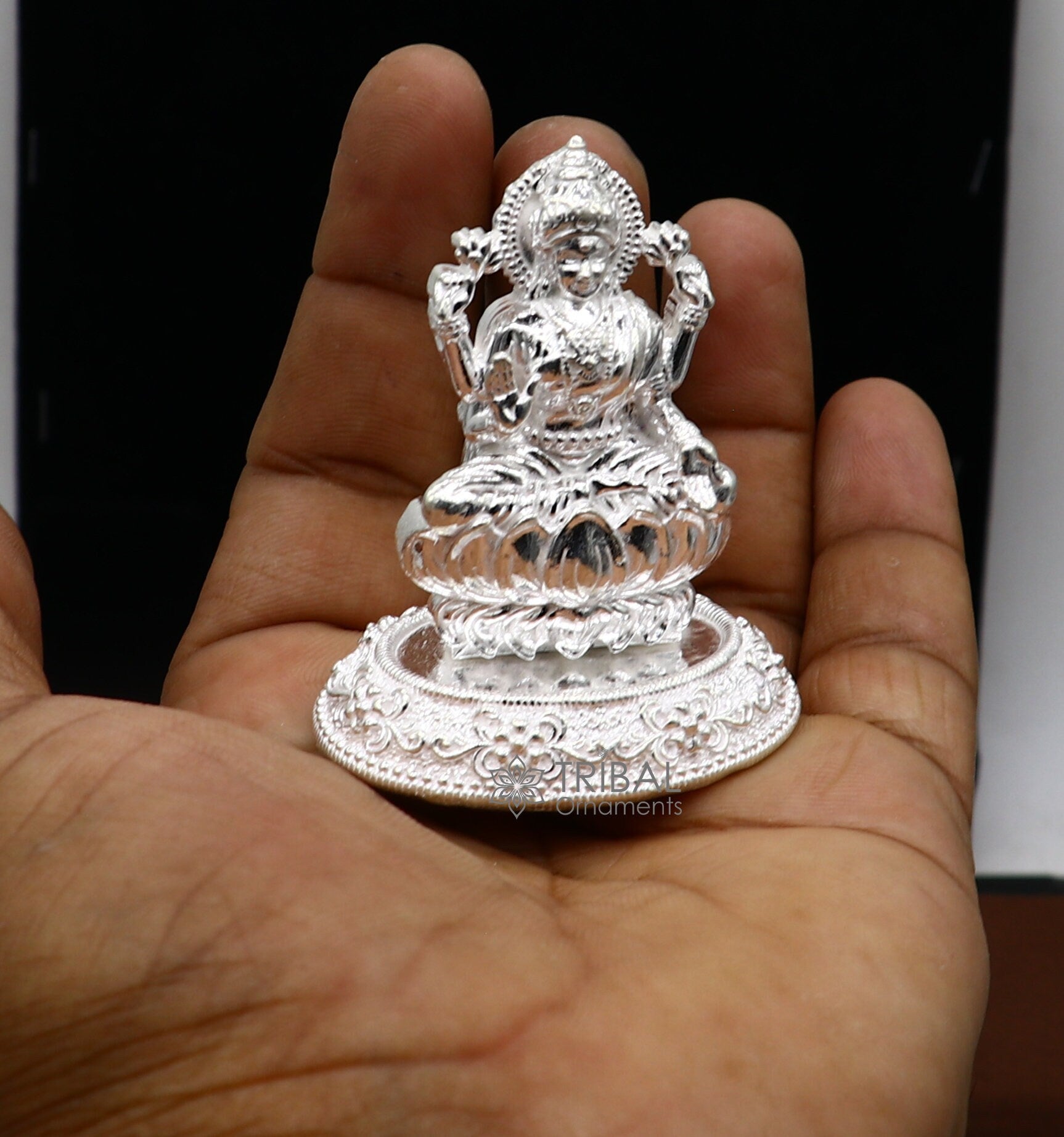 Kada Bangle Antique Lakshmi Traditional Valaiyal (2-8)- 1 piece adjustable