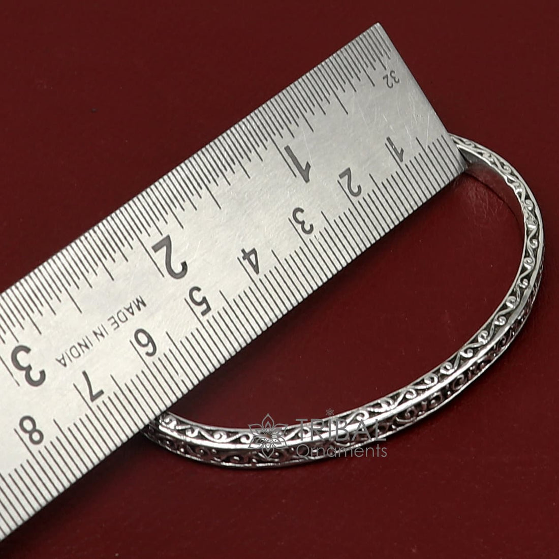 925 sterling silver handmade solid antique finish fashion kada cuff bracelet, cuff kada unsex gifting jewelry solid silver kada cuff152 - TRIBAL ORNAMENTS