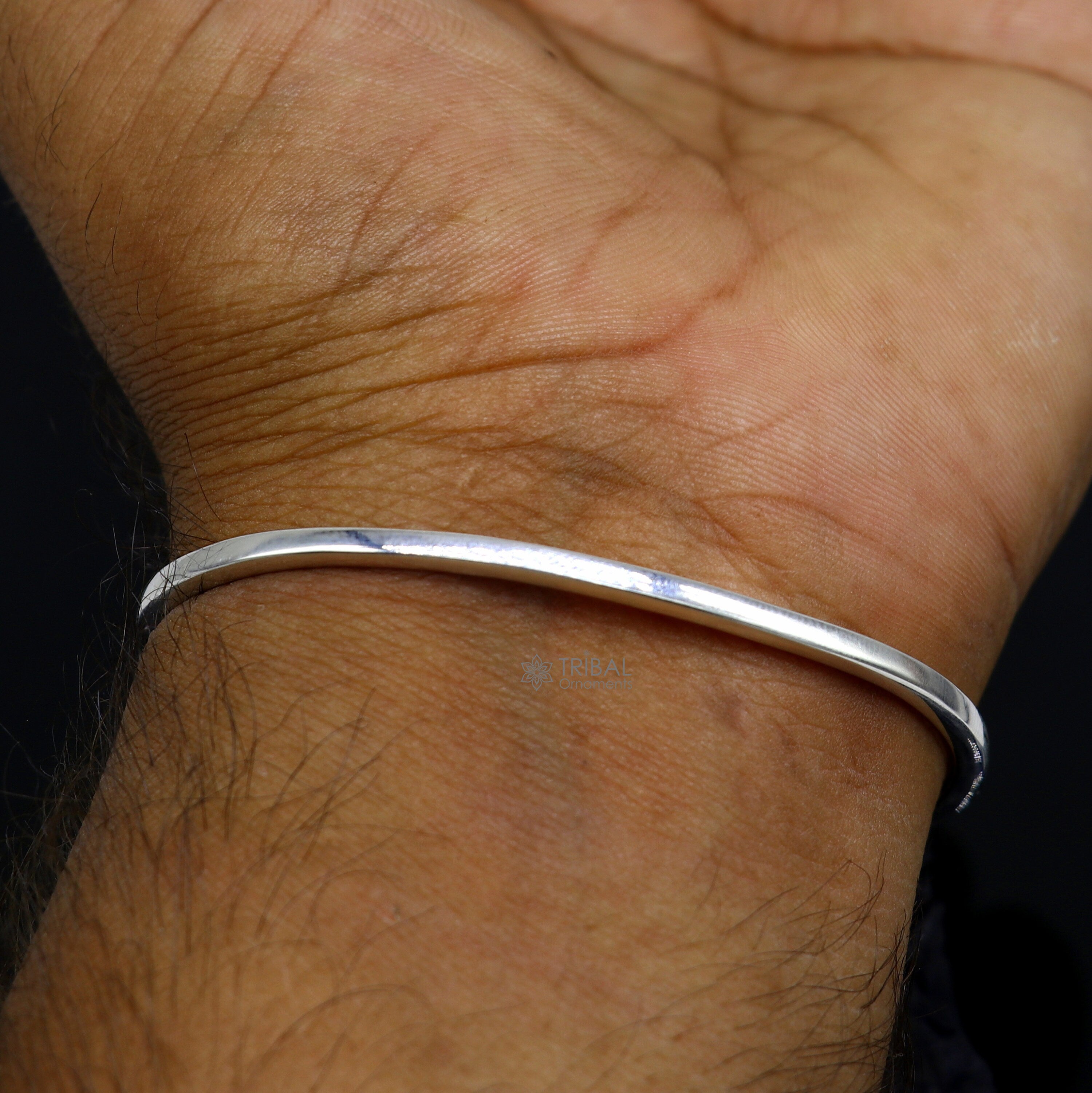 Thin V Shape Silver Cuff store Bracelet - 925 Sterling Silver - Thin Silver Cuff - Sterling Cuff