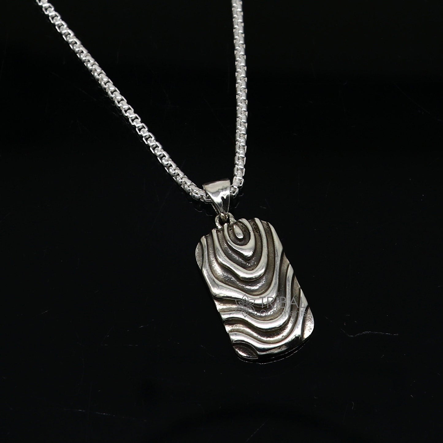 925 sterling silver unique design pendant, silver hop hop trendy pendant necklace, silver jewelry nsp640 - TRIBAL ORNAMENTS