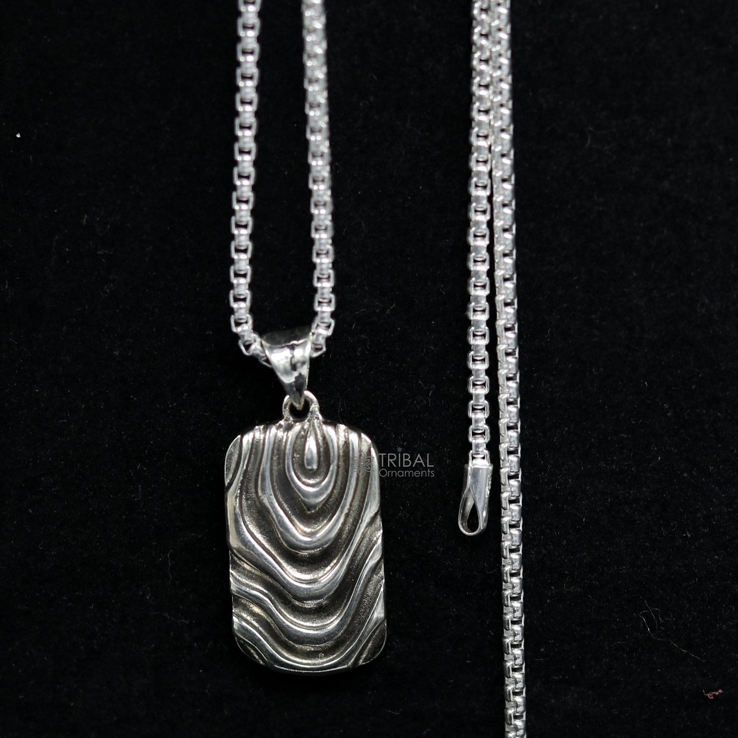 925 sterling silver unique design pendant, silver hop hop trendy pendant necklace, silver jewelry nsp640 - TRIBAL ORNAMENTS