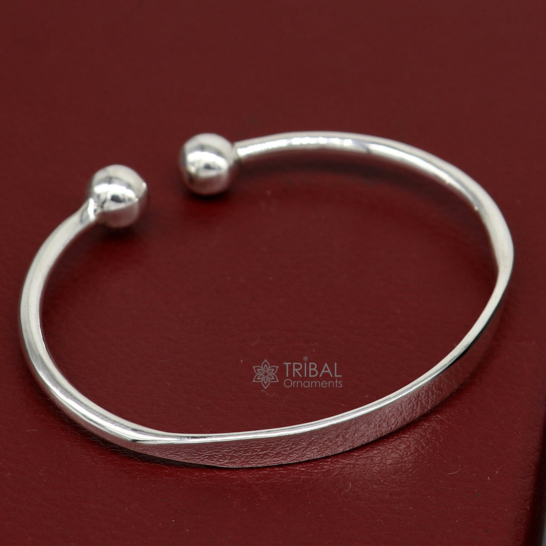 925 sterling silver plain shiny design cuff kada modern trendy fashion kada is a stunning and versatile piece of jewelry cuff159 - TRIBAL ORNAMENTS