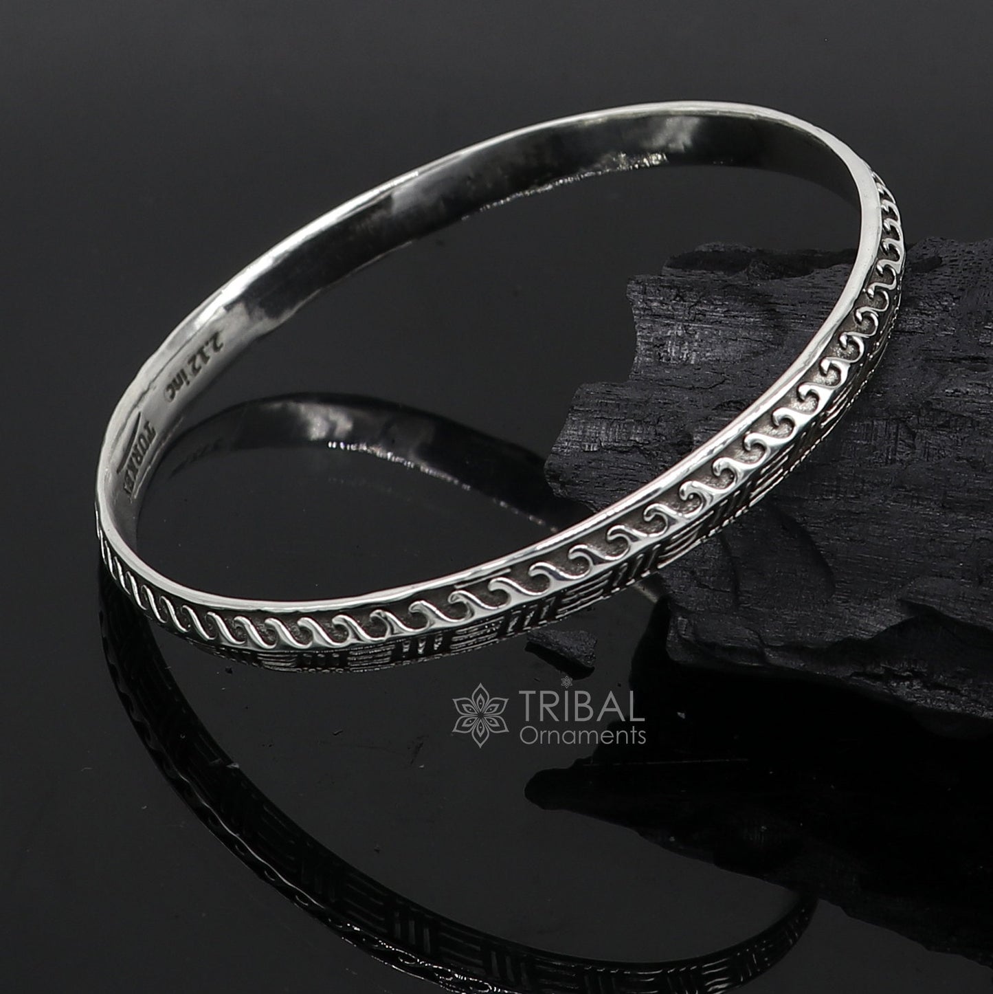 925 sterling silver handmade Punjabis shikha men's women's kada bracelet, amazing designer kada fashion delicate kada  nsk691 - TRIBAL ORNAMENTS