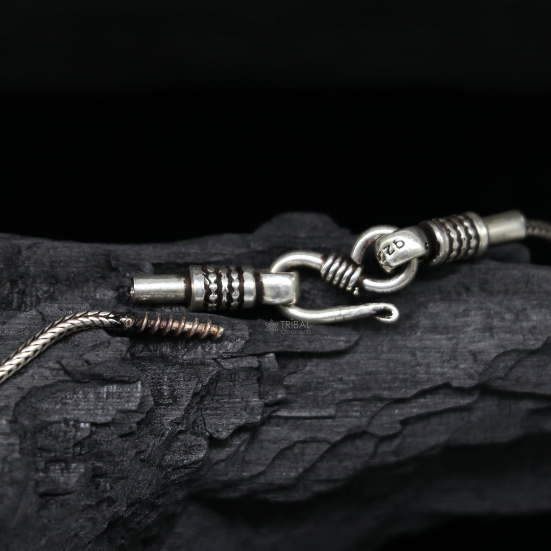 925 Sterling silver unique  design Men Vantage Crafts Vajra Lucky Pendant best gifting jewelry NSP746 - TRIBAL ORNAMENTS