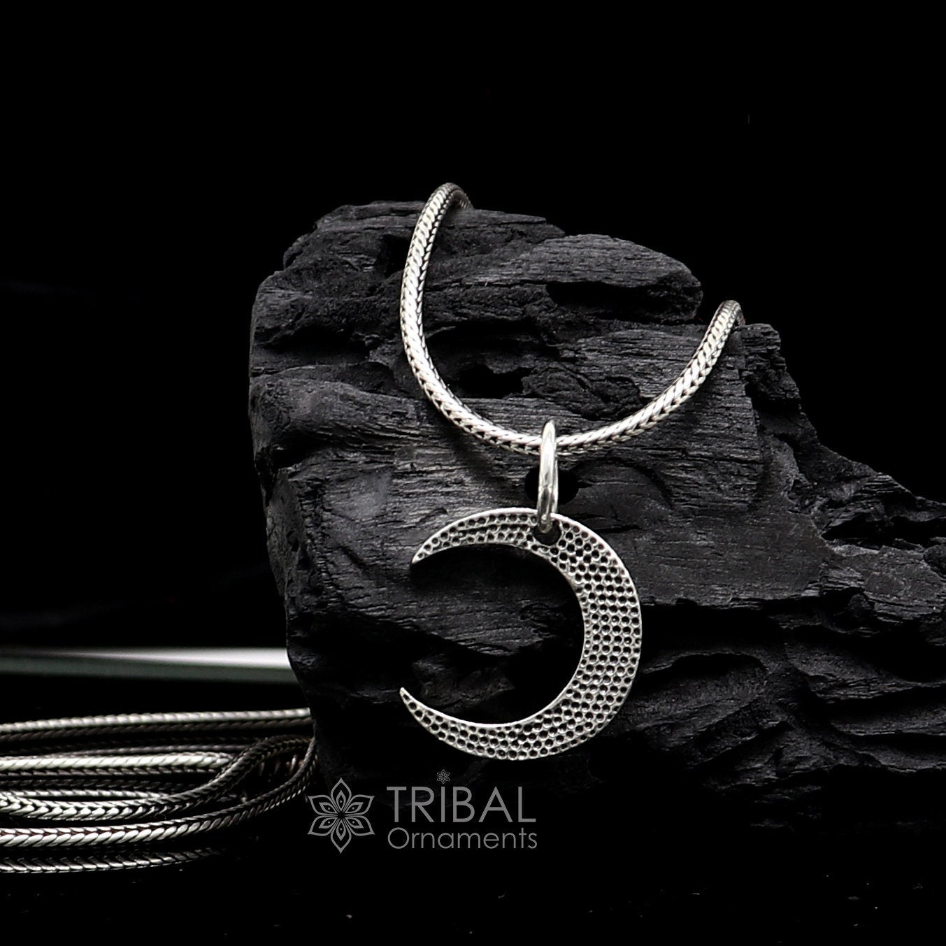 Waterproof Small Moon Necklace– Oralia India