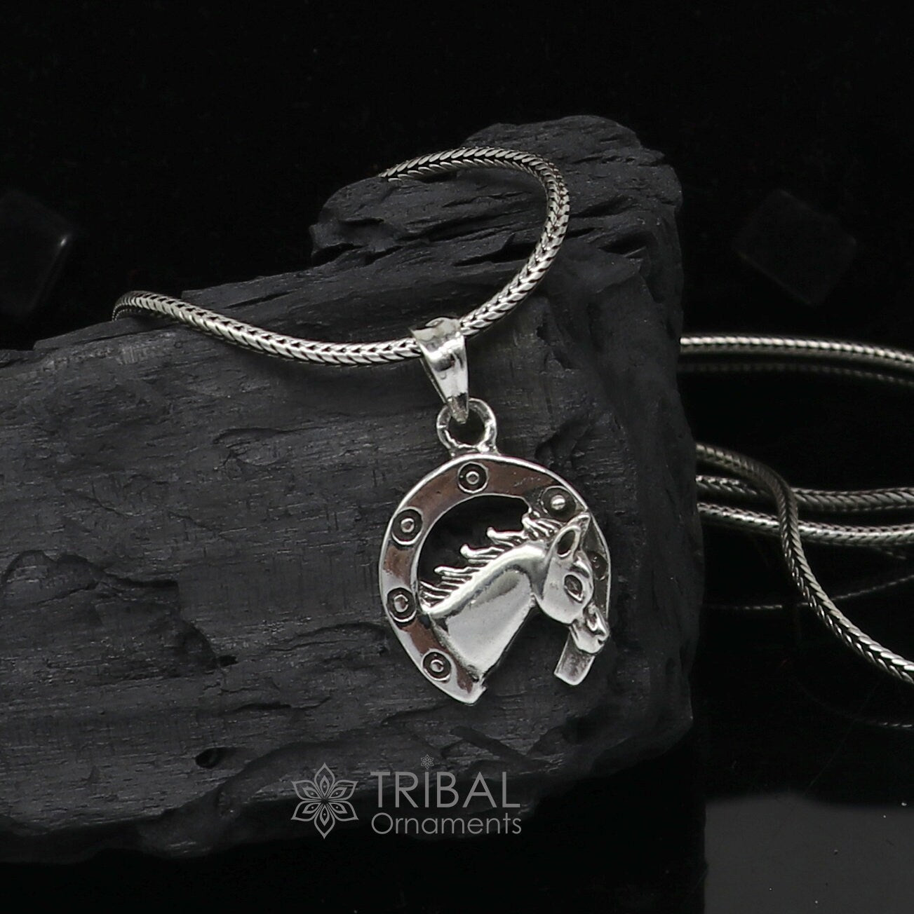 Unique design unicorn pendant 925 sterling silver small pendant, Unicorn Pendant, a symbol of magic, purity imagination nsp663 - TRIBAL ORNAMENTS