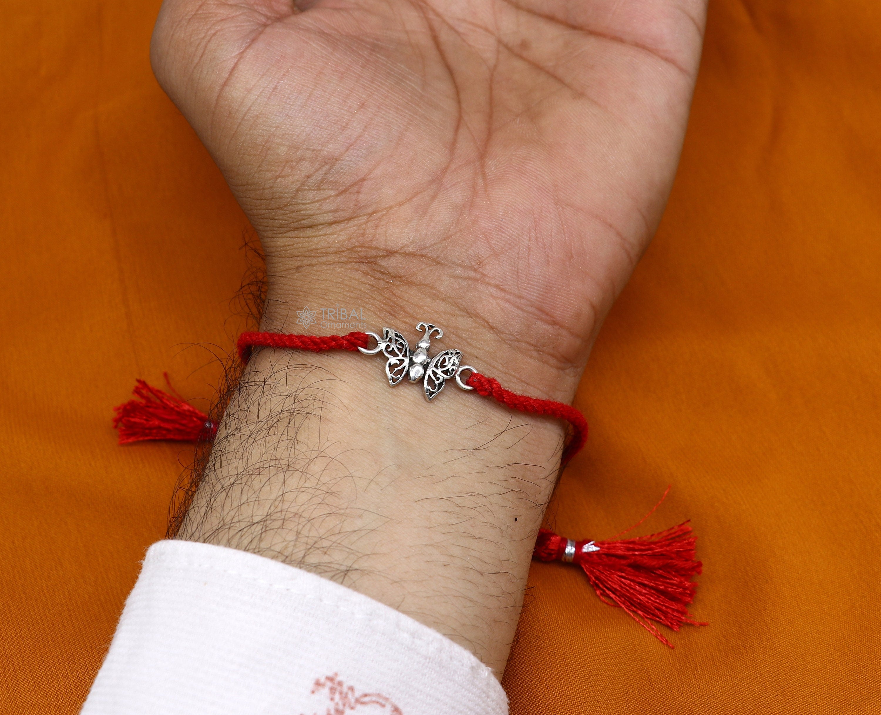 Raksha bandhan bracelet love brothers Royalty Free Vector