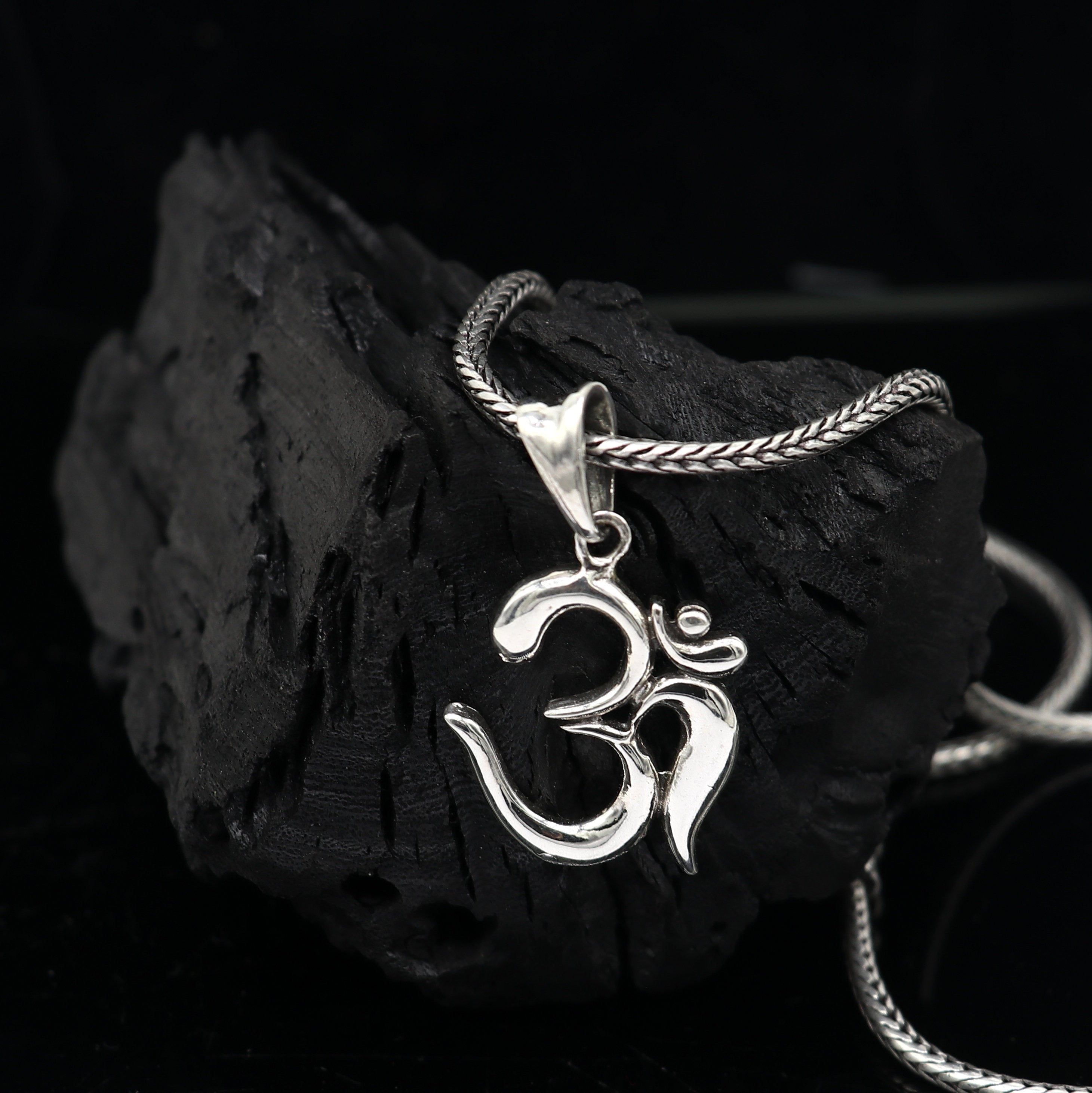 Sterling silver online om pendant