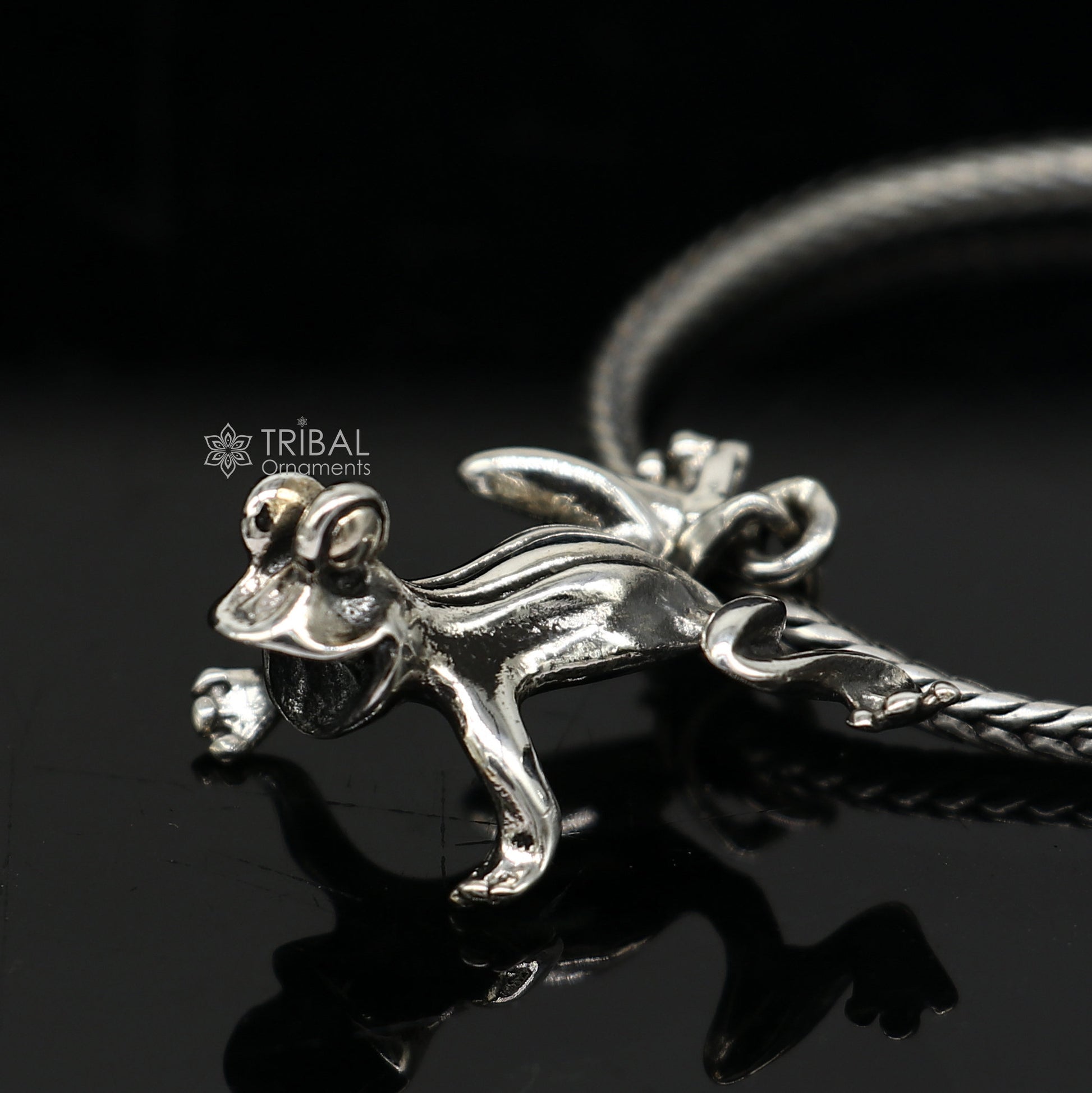 925 sterling silver unique design FROGG pendant wheat chain necklace locket best gifting jewelry Nsp721 - TRIBAL ORNAMENTS