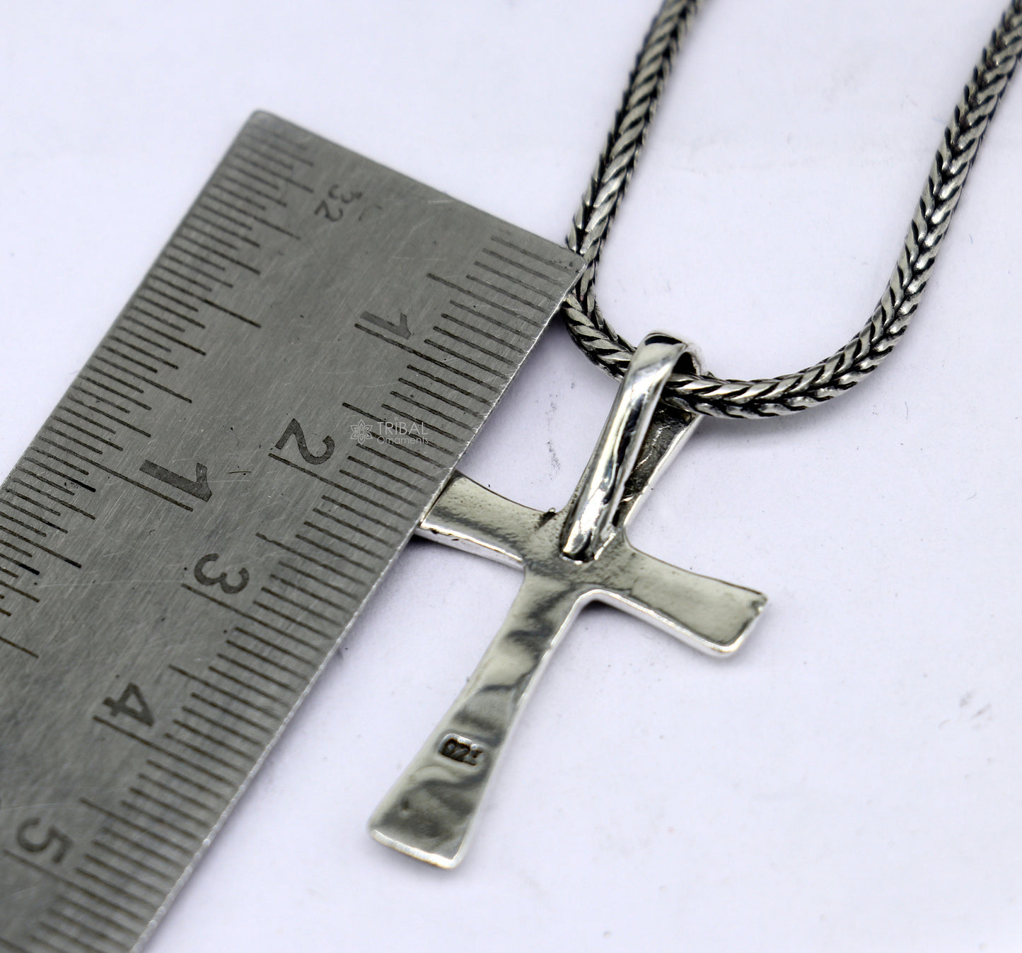 925 pure silver divine CROSS pendant best gifting pendant, wheat chain necklace locket best gifting delicate unisex  jewelry nsp745 - TRIBAL ORNAMENTS