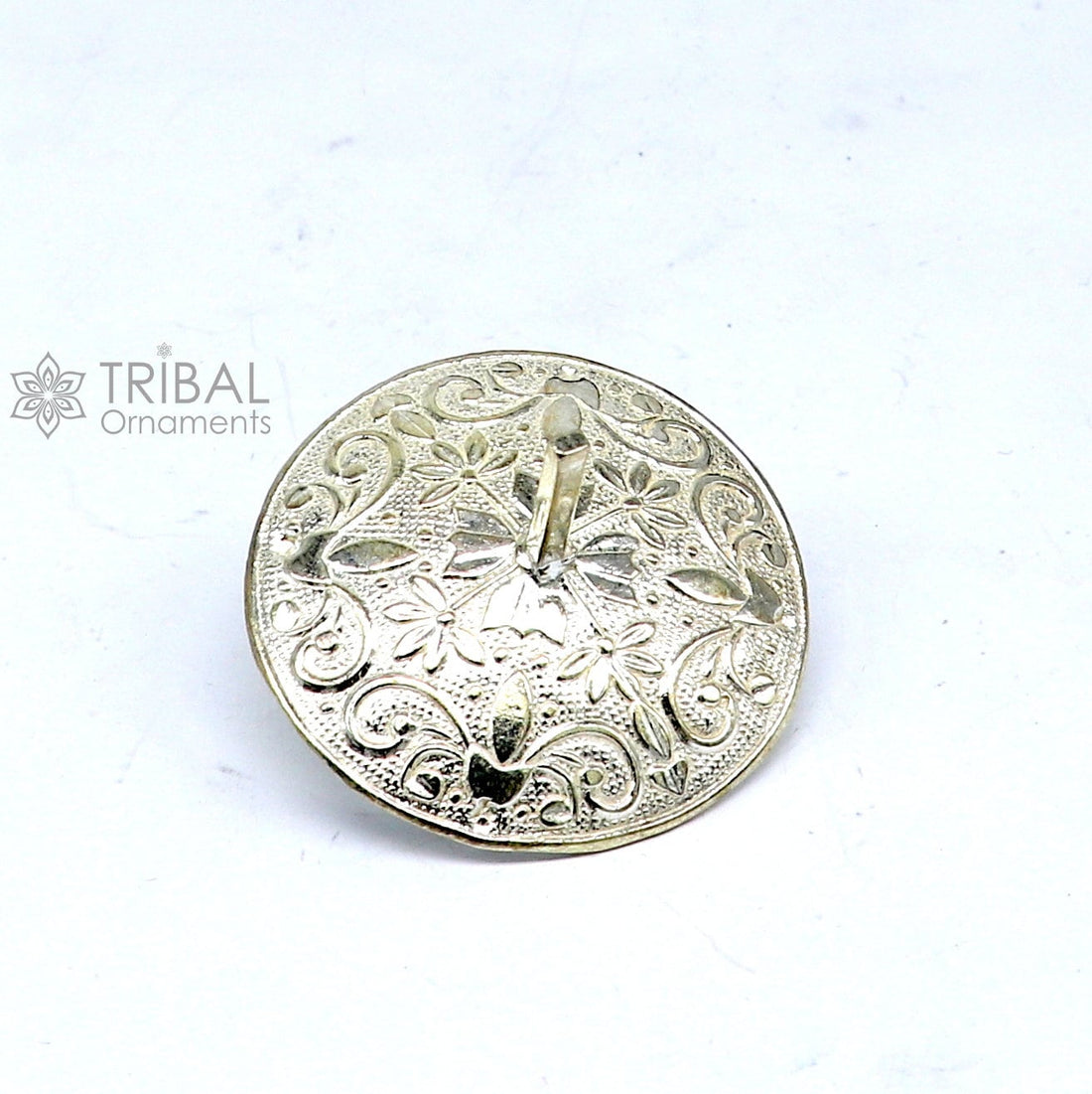 Unique Silver toy 925 sterling silver handmade Firki or Lattu toy , best silver toy for your baby Krishna idols, best silver article su1158 - TRIBAL ORNAMENTS