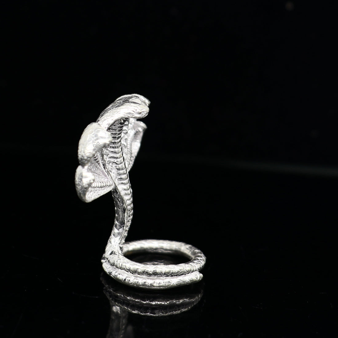 925 sterling silver solid divine panchmukhi snake Sheshnag, wonderful shiva snake puja articles or utensils for home or temple art652 - TRIBAL ORNAMENTS