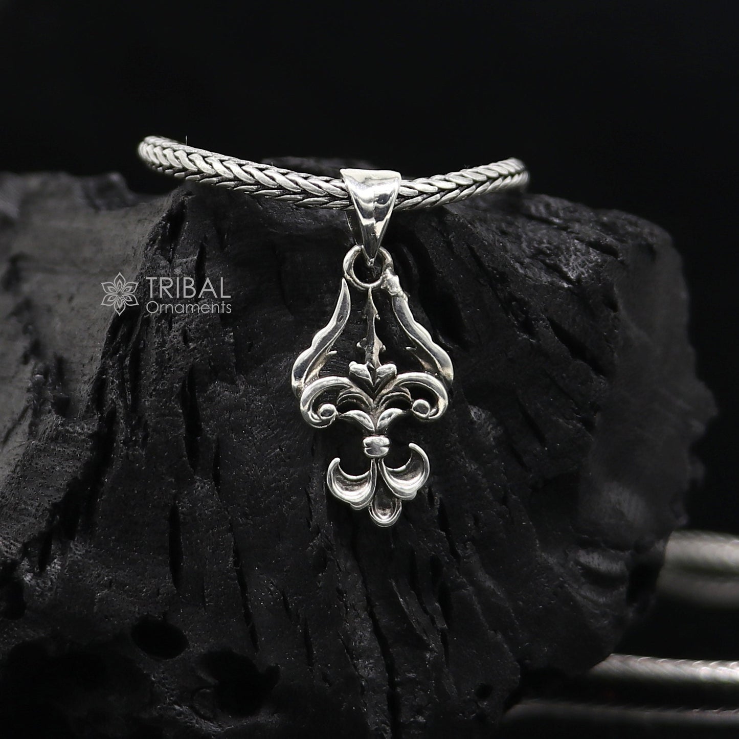 925 sterling silver lord shiva TRIDENT TRISHUL PENDANT, high quality pendant silver necklace locket  nsp697 - TRIBAL ORNAMENTS