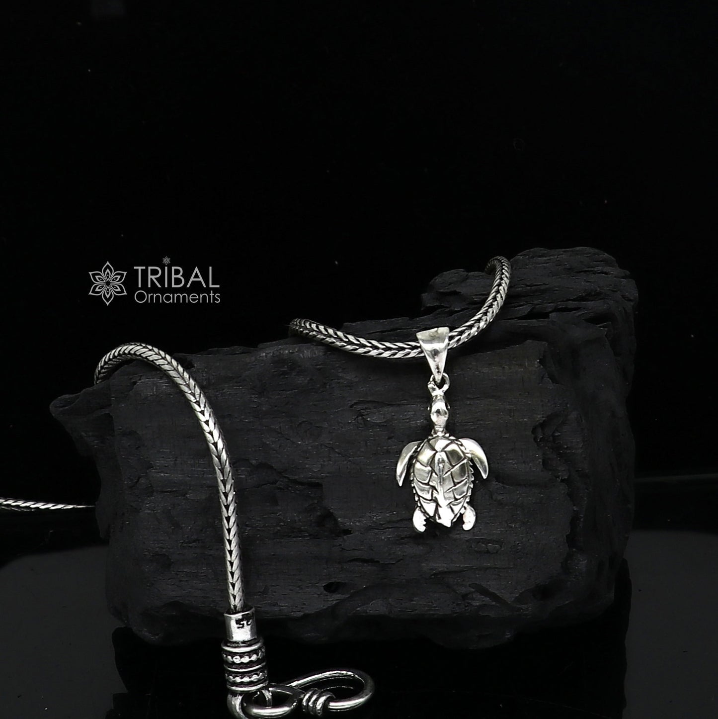 925 sterling silver Divine TORTOISE pendant, tortoise is often associated with wisdom, patience, and stability Pendant necklace nsp701 - TRIBAL ORNAMENTS